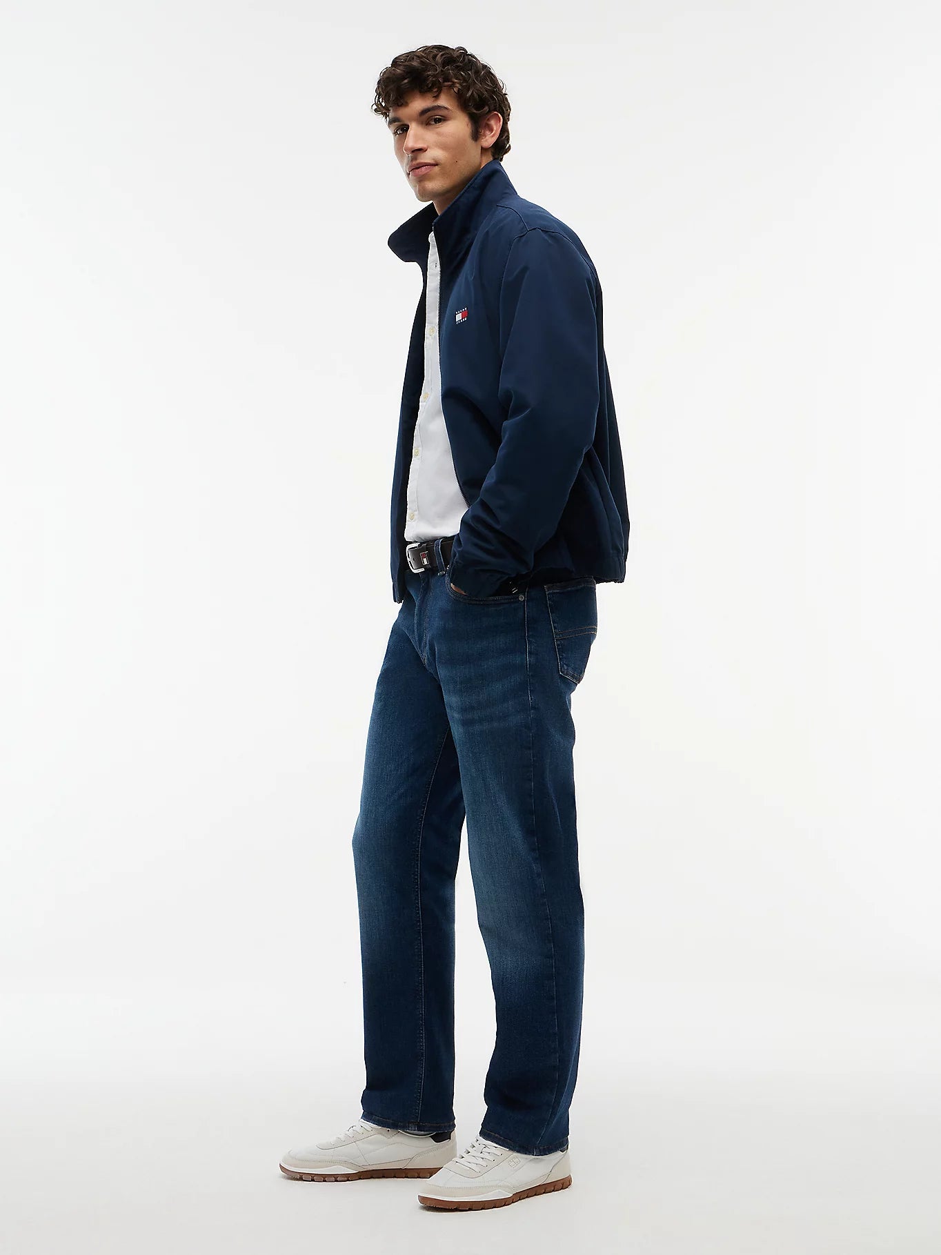 Tommy Jeans miesten farkut Ryan Slim Straight, sininen indigo