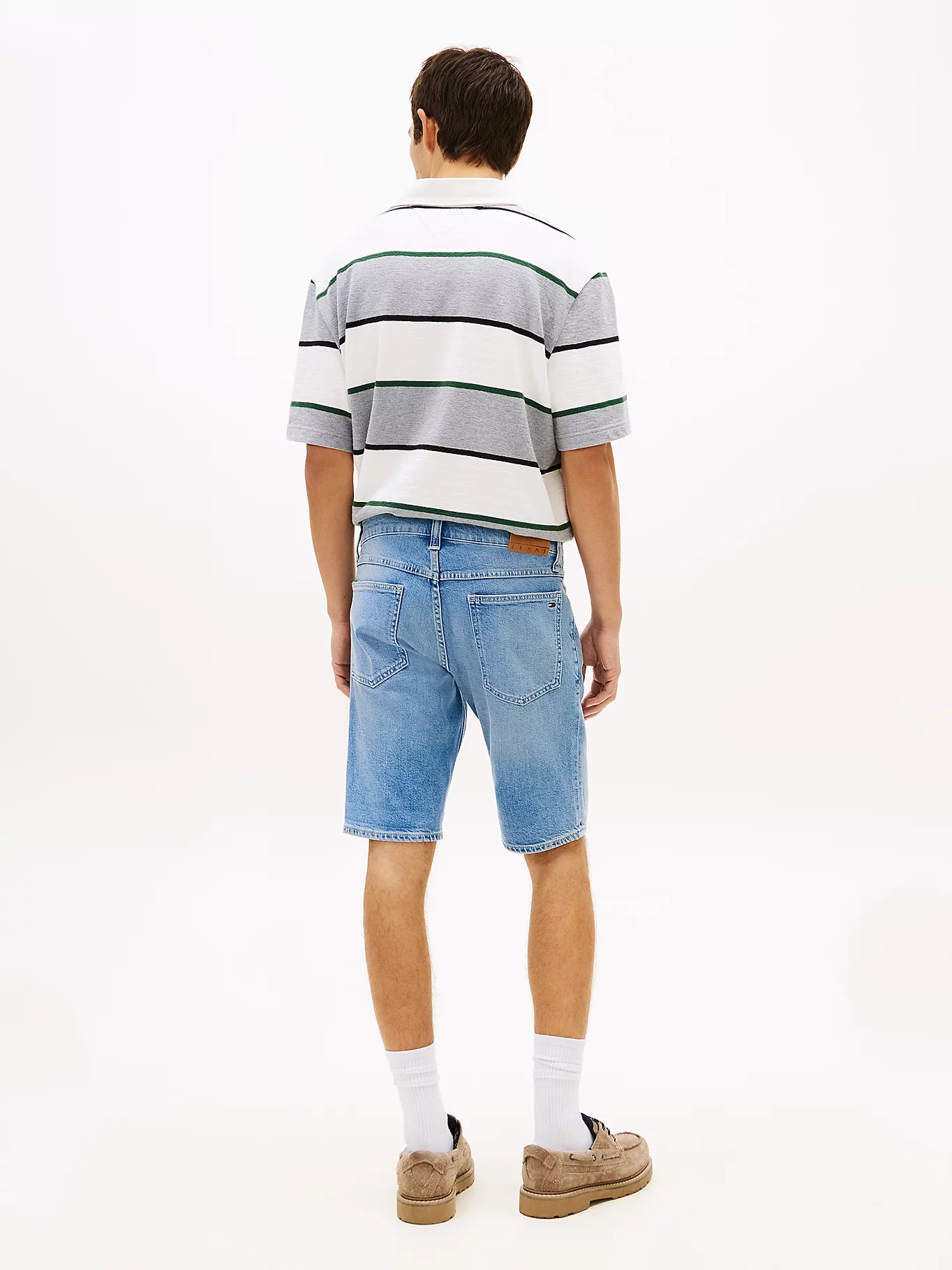 Tommy Jeans miesten farkkushortsit Ronnie Short BJ8131, sininen indigo