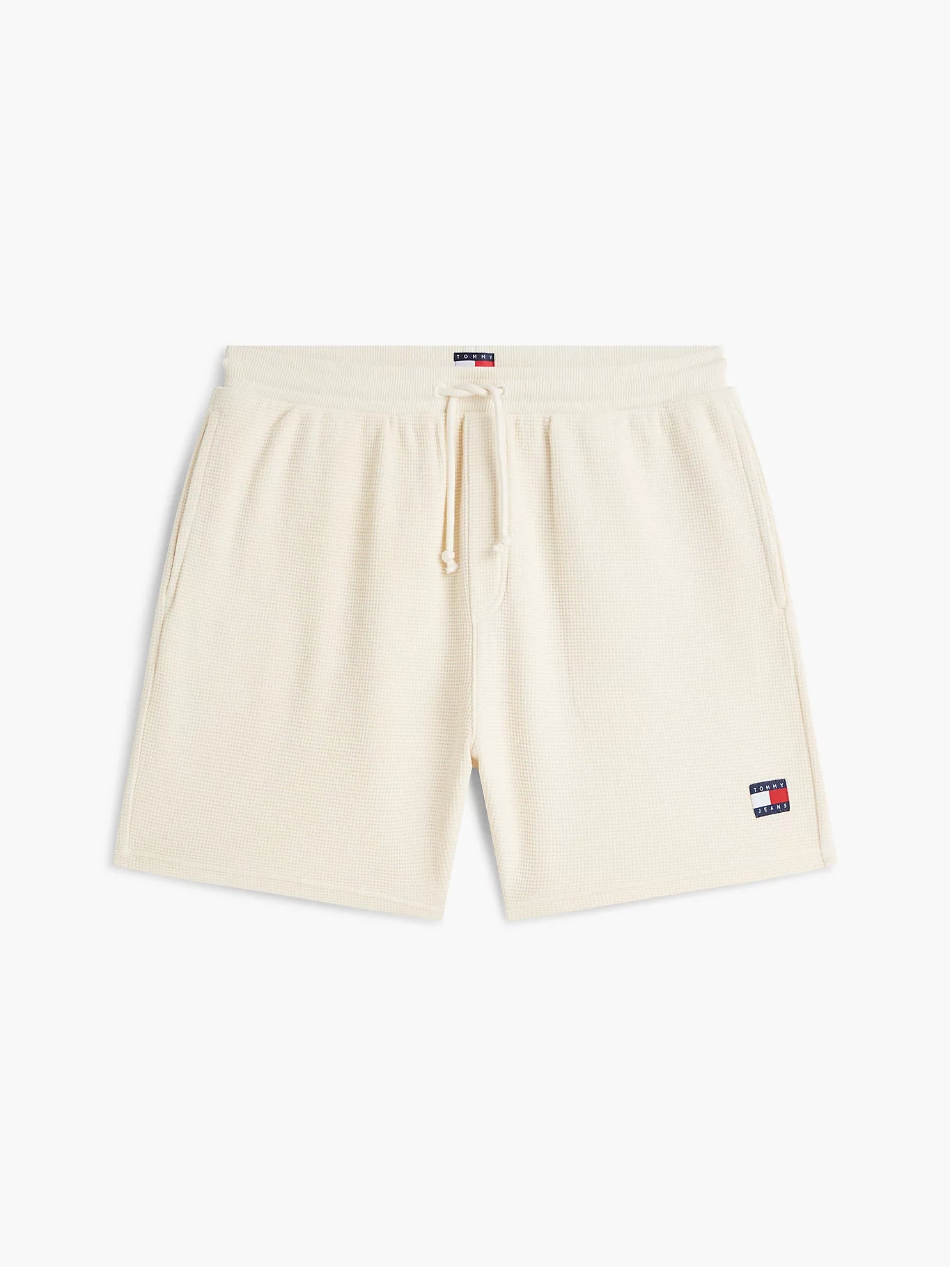 Tommy Jeans miesten collegeshortsit Waffled Beach Short, kerma