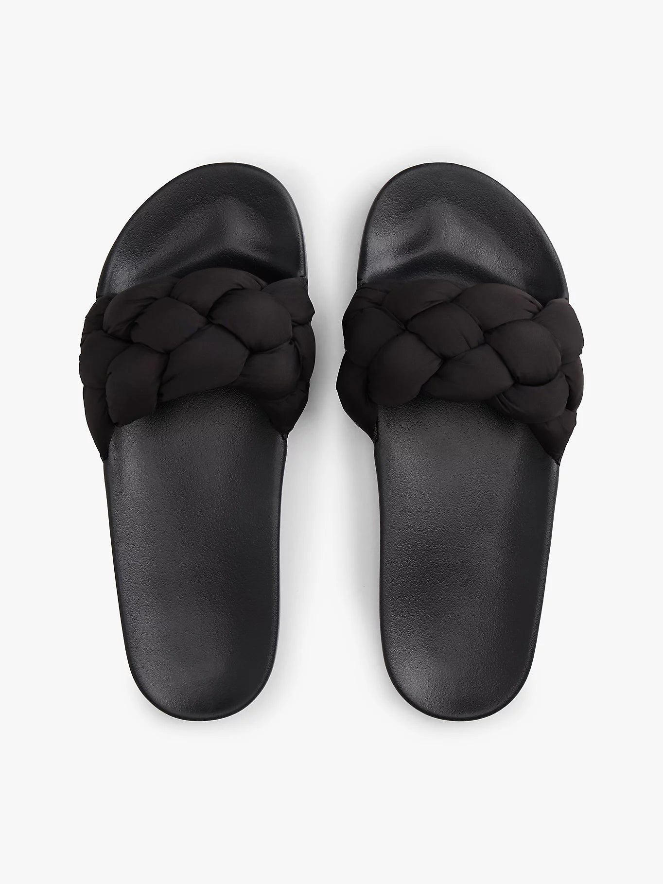 Tommy Hilfiger naisten sandaalit TJW Braided Slides, musta