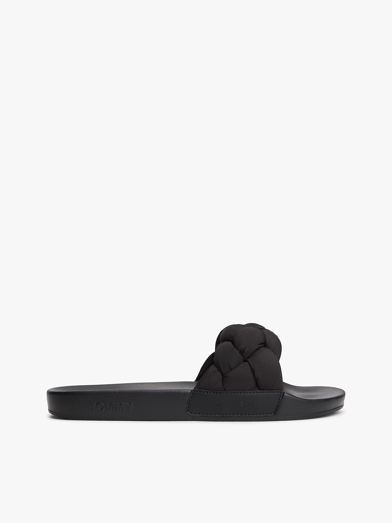Tommy Hilfiger naisten sandaalit TJW Braided Slides, musta