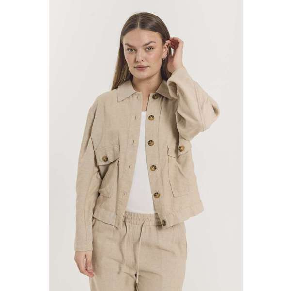 Freequent naisten takki Lava Jacket, hiekka