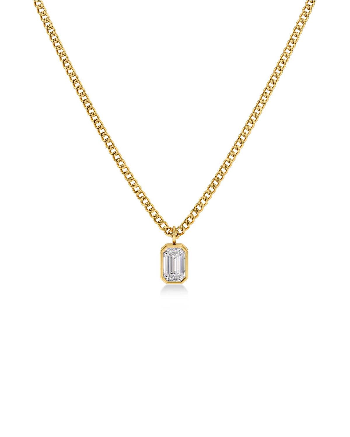 Edblad kaulakoru Ocean Gem Necklace L, Gold pleated