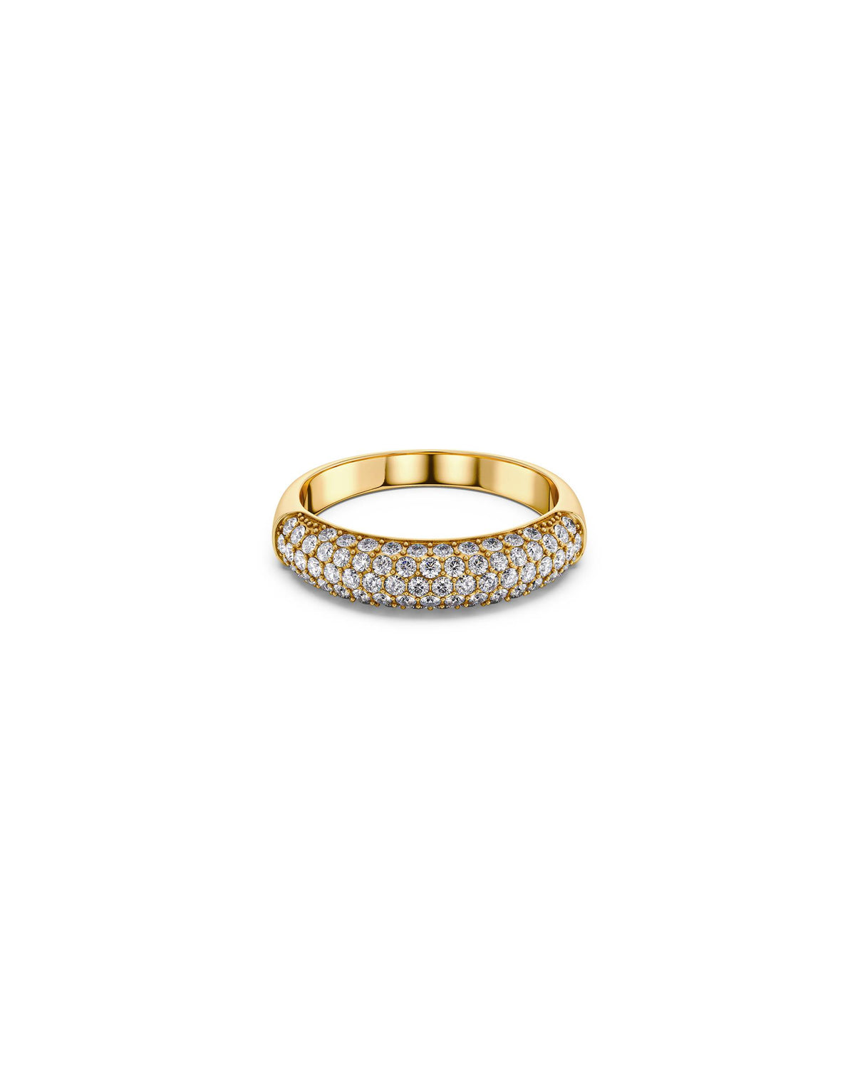 Edblad sormus Prisma Ring S, Gold pleated