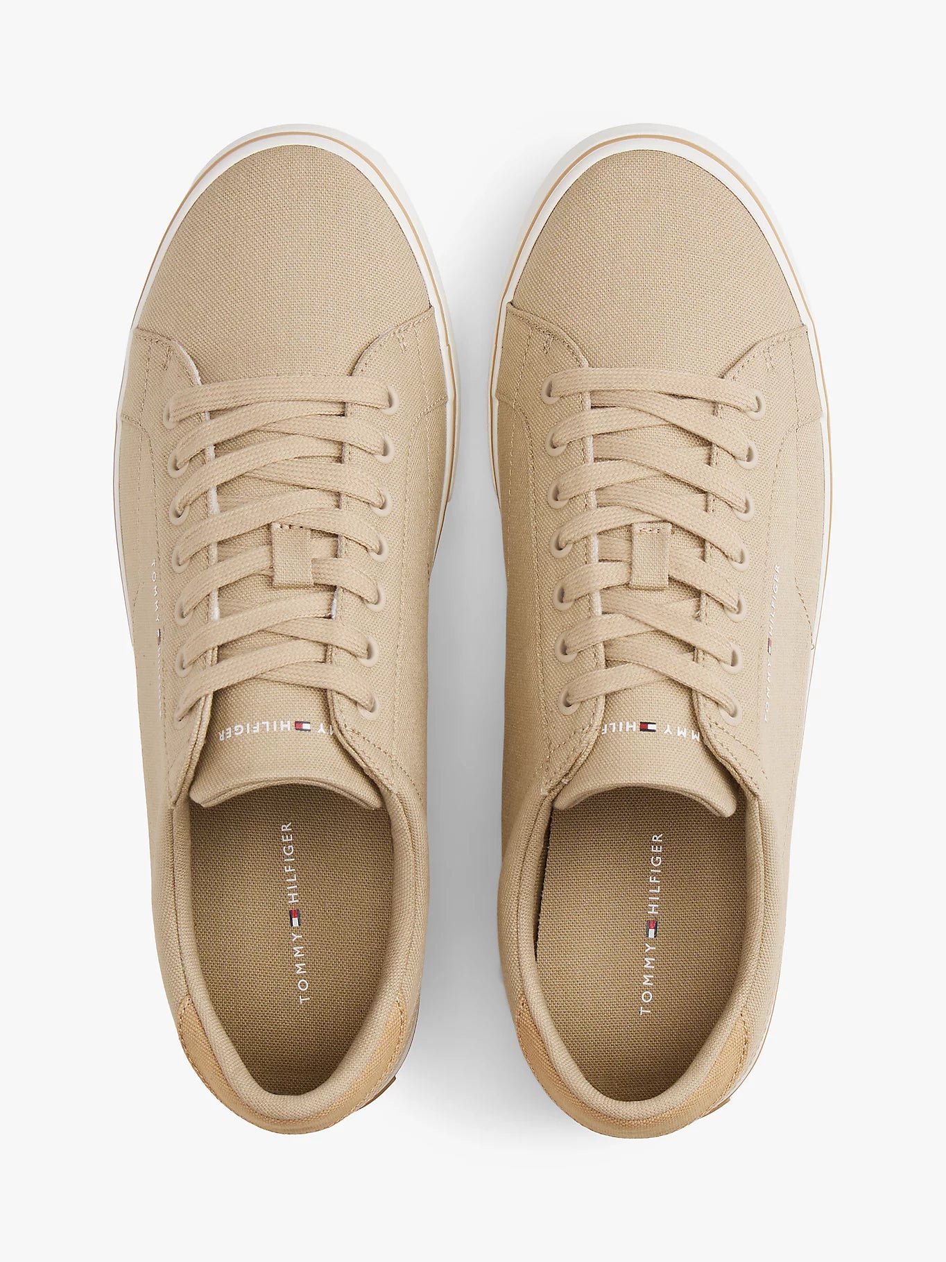 Tommy Hilfiger miesten tennarit Vulc Core Long Lace Sneaker, beige