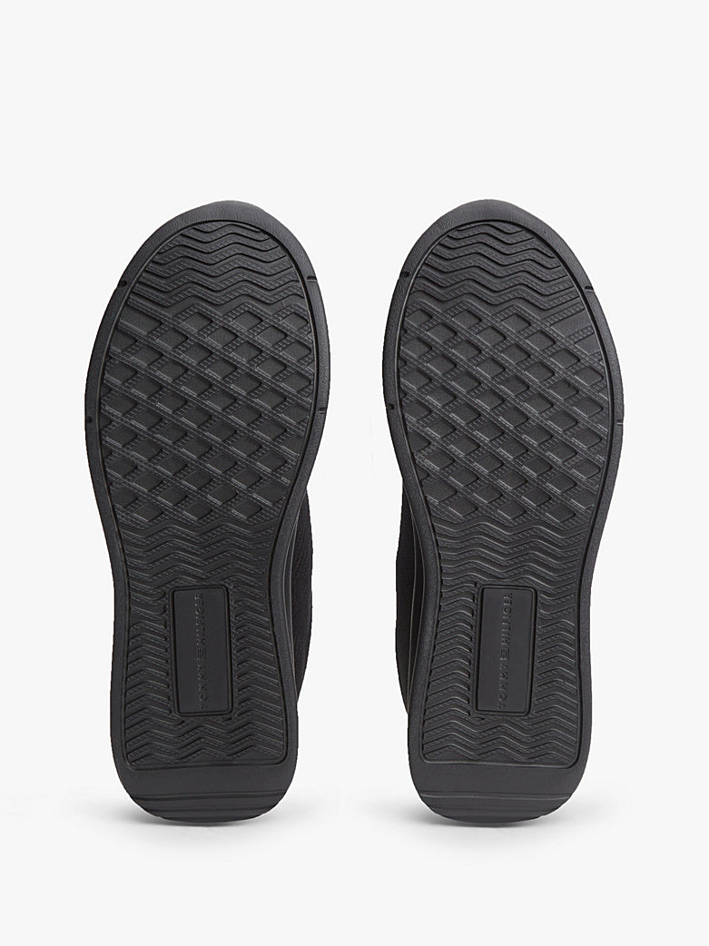 Tommy Hilfiger miesten tennarit Lightweight Runner Knit, musta