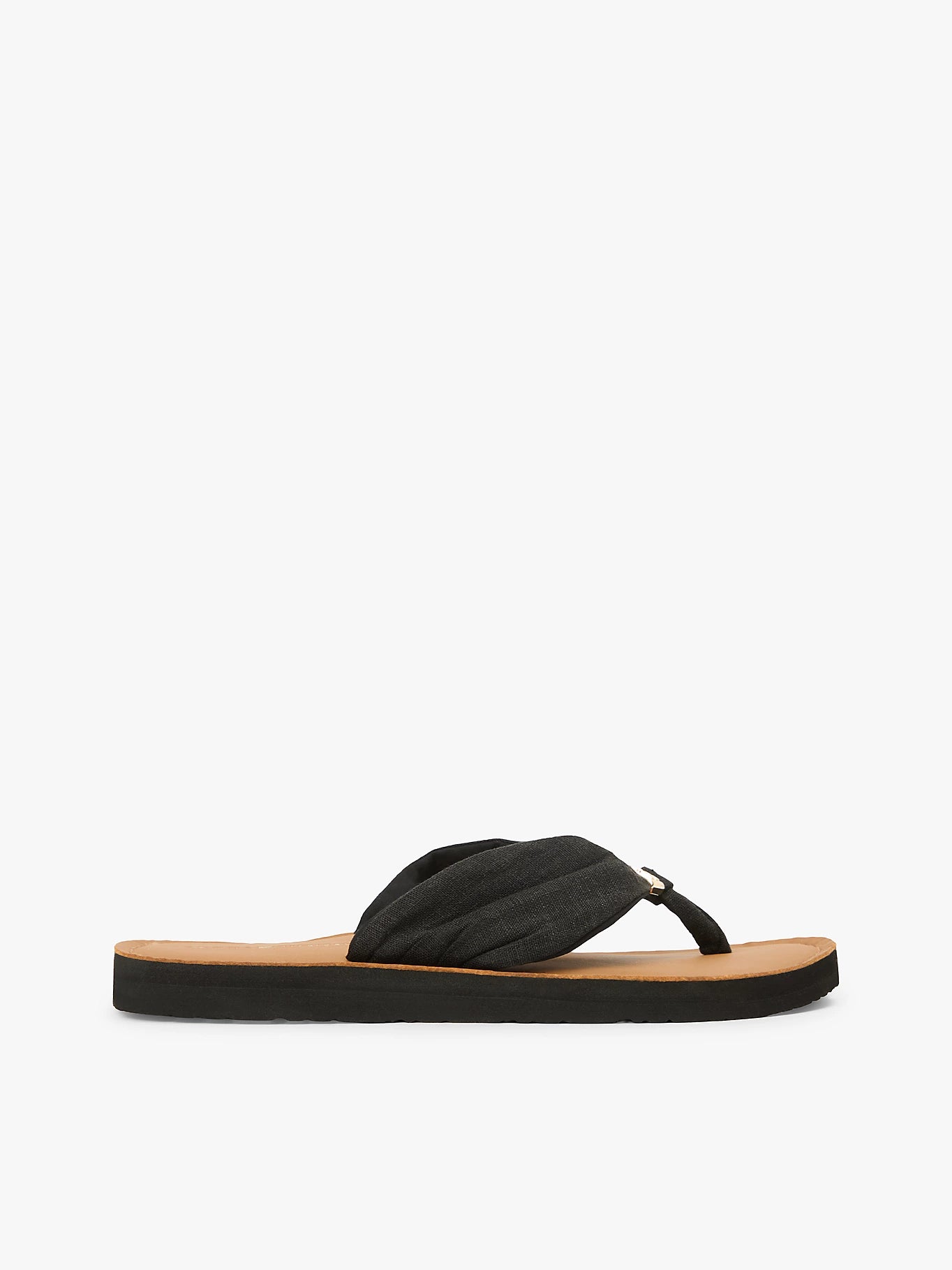 Tommy Hilfiger naisten sandaalit TH LTR Footbed Summer Sandal, musta