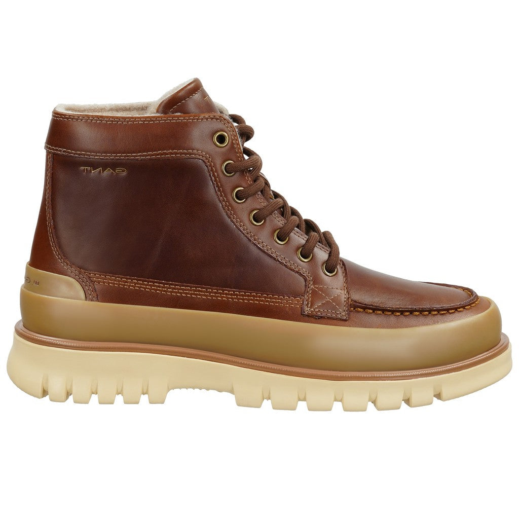 Gant miesten kengät Nebraska Laced Boot, konjakinruskea