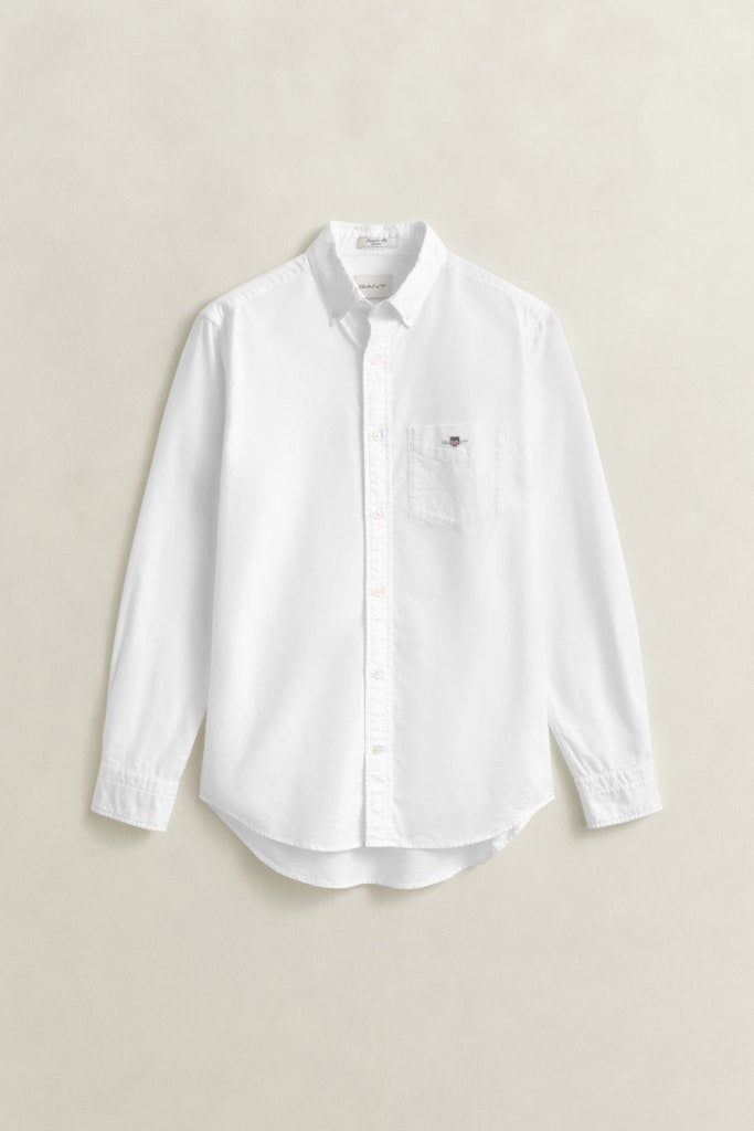 Gant kauluspaita K Regular Oxford Shirt, valkoinen