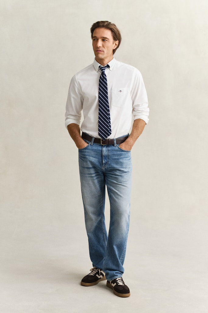 Gant kauluspaita K Regular Oxford Shirt, valkoinen
