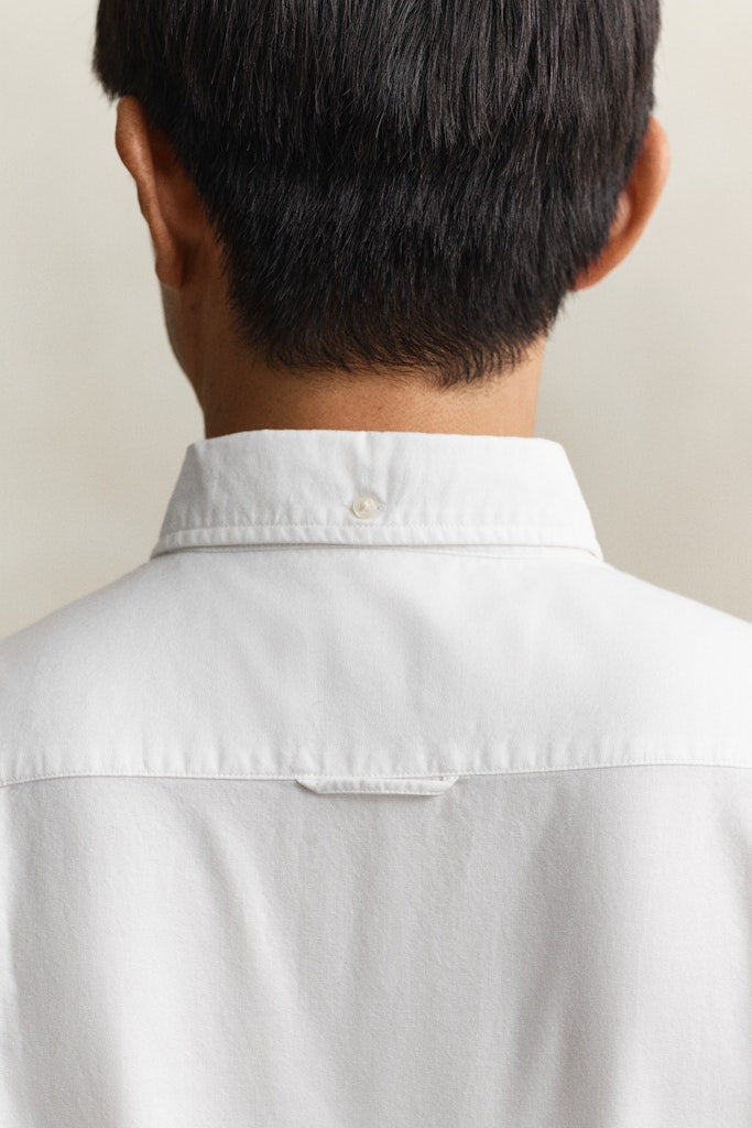 Gant miesten kauluspaita Slim Fit Classic Poplin Shirt, Valkoinen