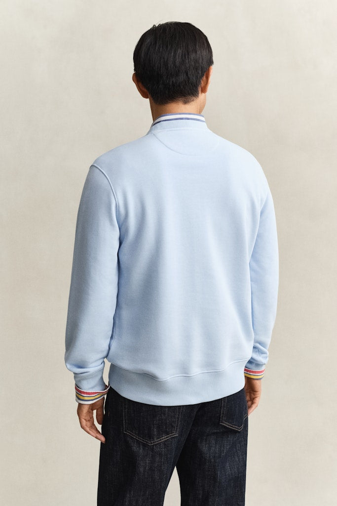 Gant miesten neulepusero Regular Shield C-Neck Sweater, vaaleansininen