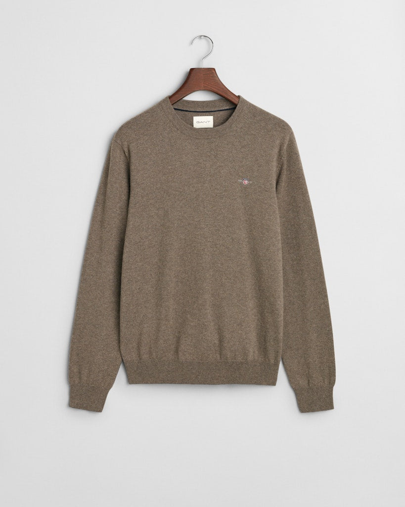 Gant miesten neulepusero, K CTN-WO C-NECK KESKIRUSKEA