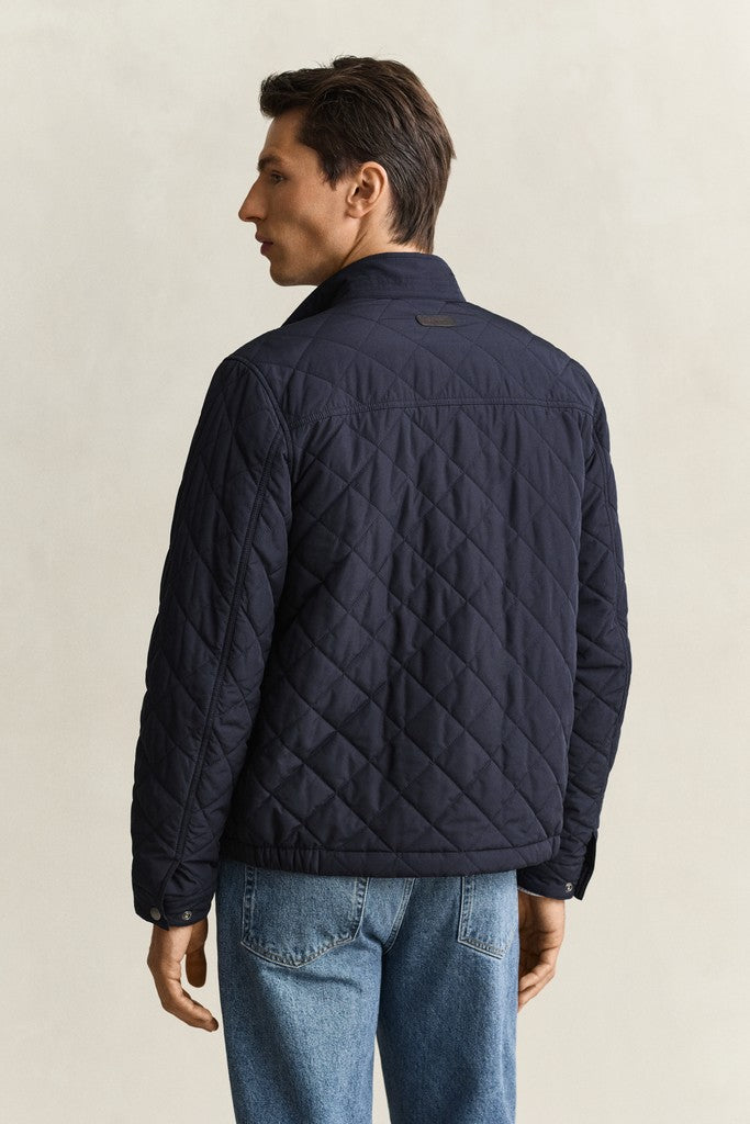Gant miesten tikkitakki Classic Quilted Jacket, tummansininen