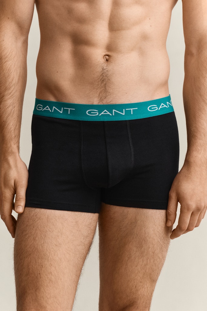 Gant miesten bokserit 3-Pack Trunks, musta
