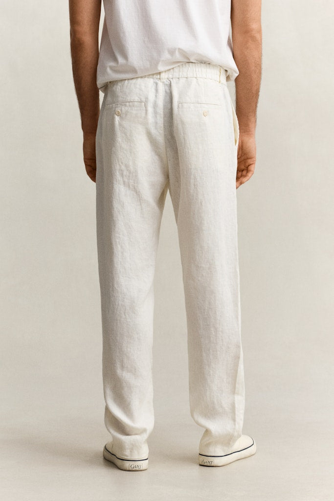 Gant miesten housut Regular Linen Pant, kerma
