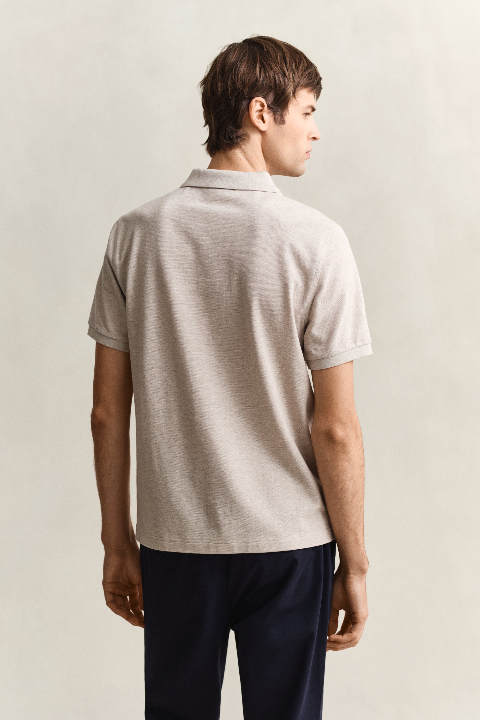 Gant miesten pikeepaita Reg Shield SS Piqué Polo, beige
