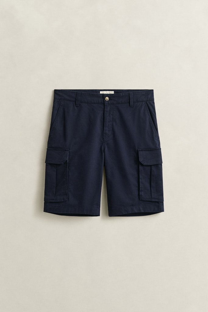 Gant miesten cargo-shortsit Regular Classic Cargo, tummansininen