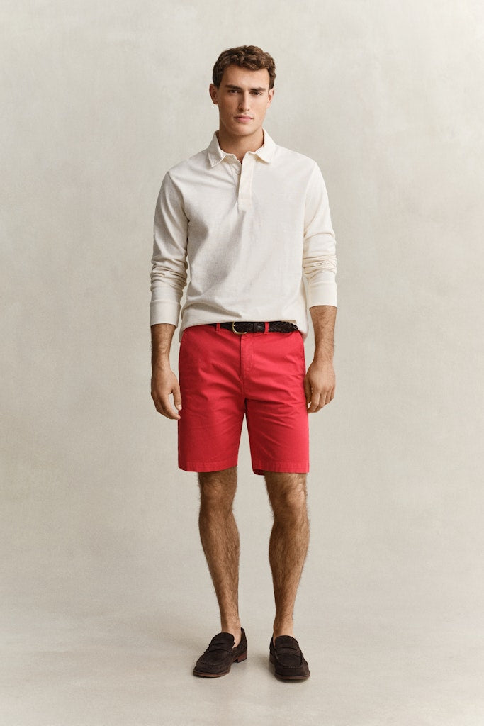 Gant miesten shortsit K Reg Sun Faded Chino Shorts, punainen