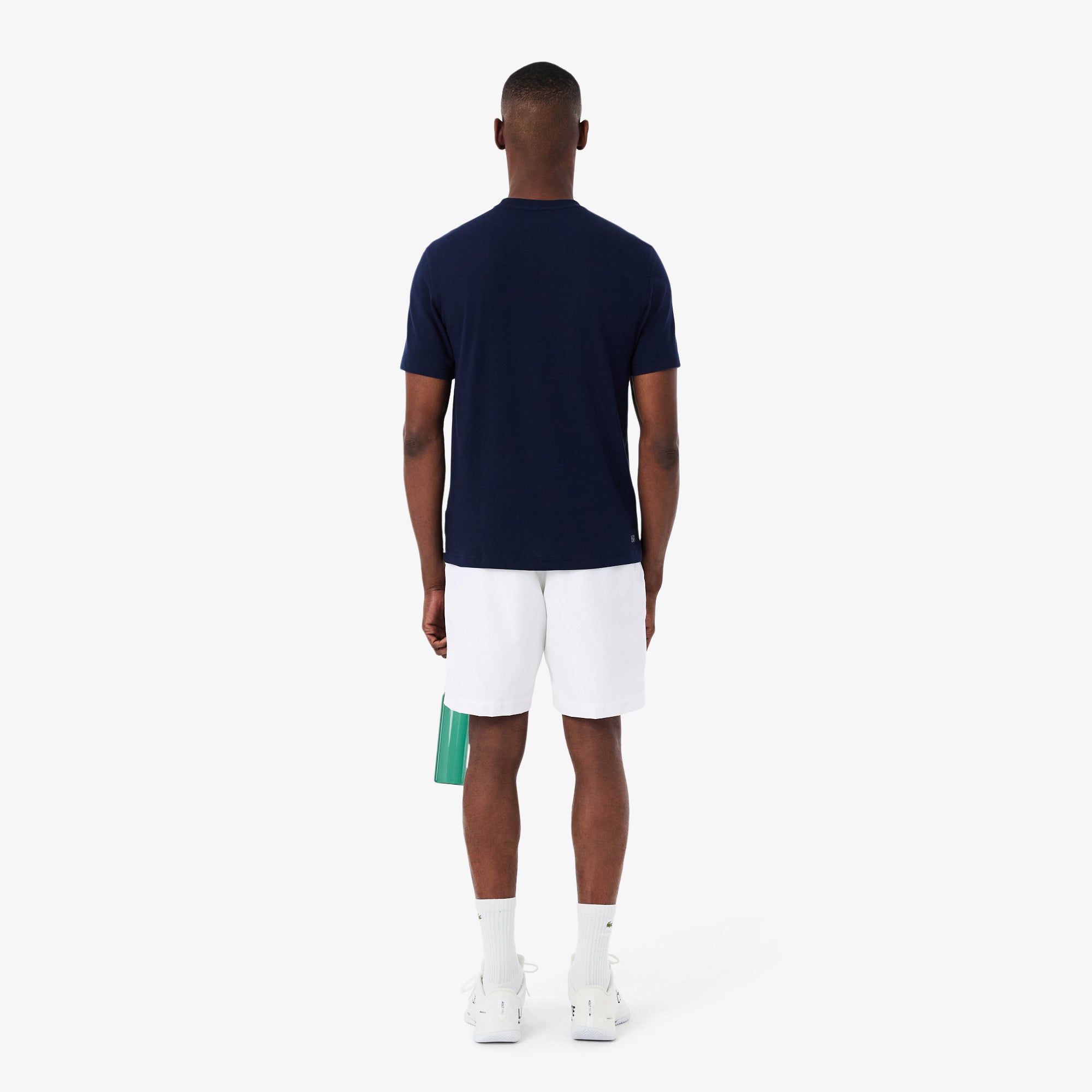 Lacoste miesten shortsit Light Weight Diamond Taffeta Shorts, valkoinen