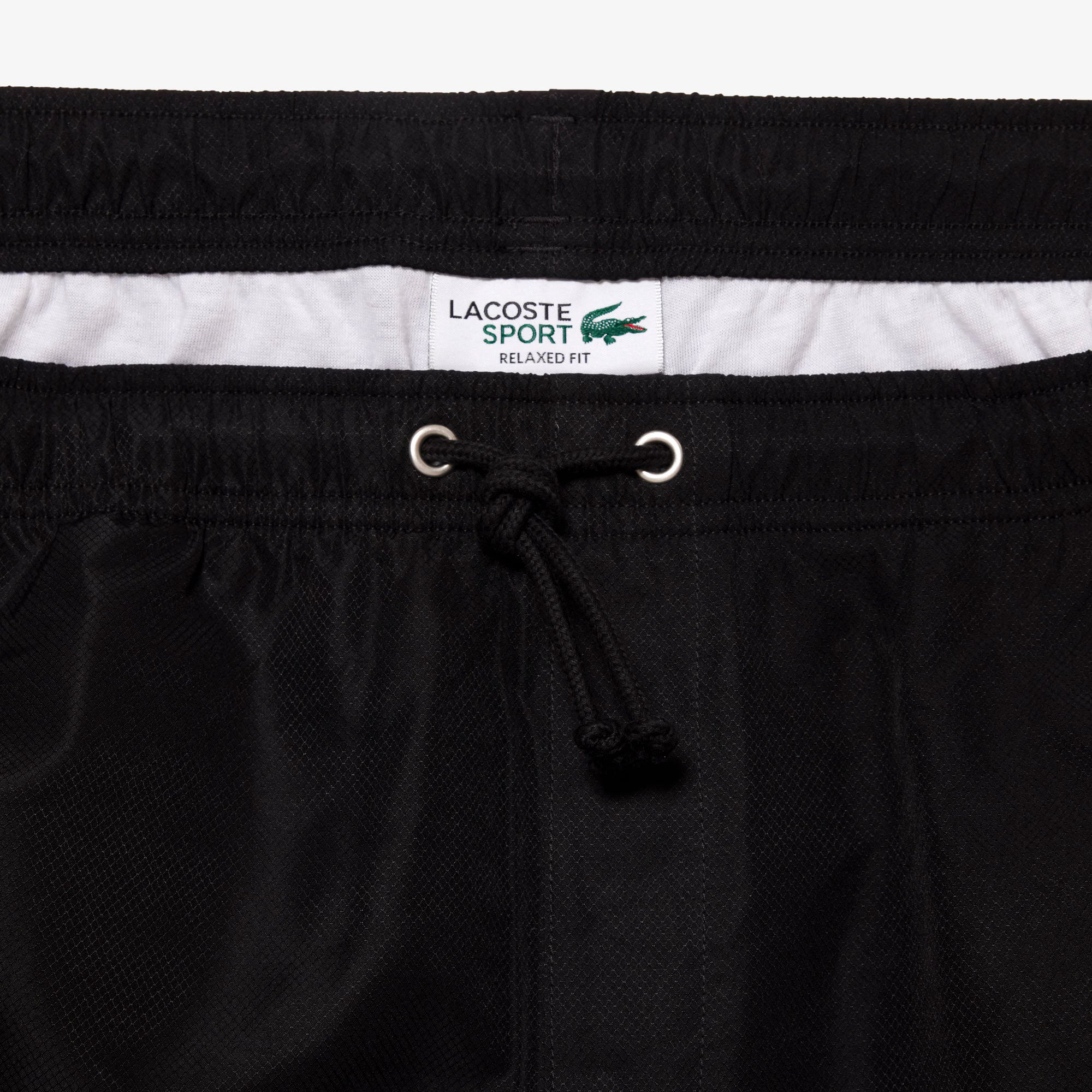 Lacoste miesten shortsit Light Weight Diamond Taffeta Shorts, musta