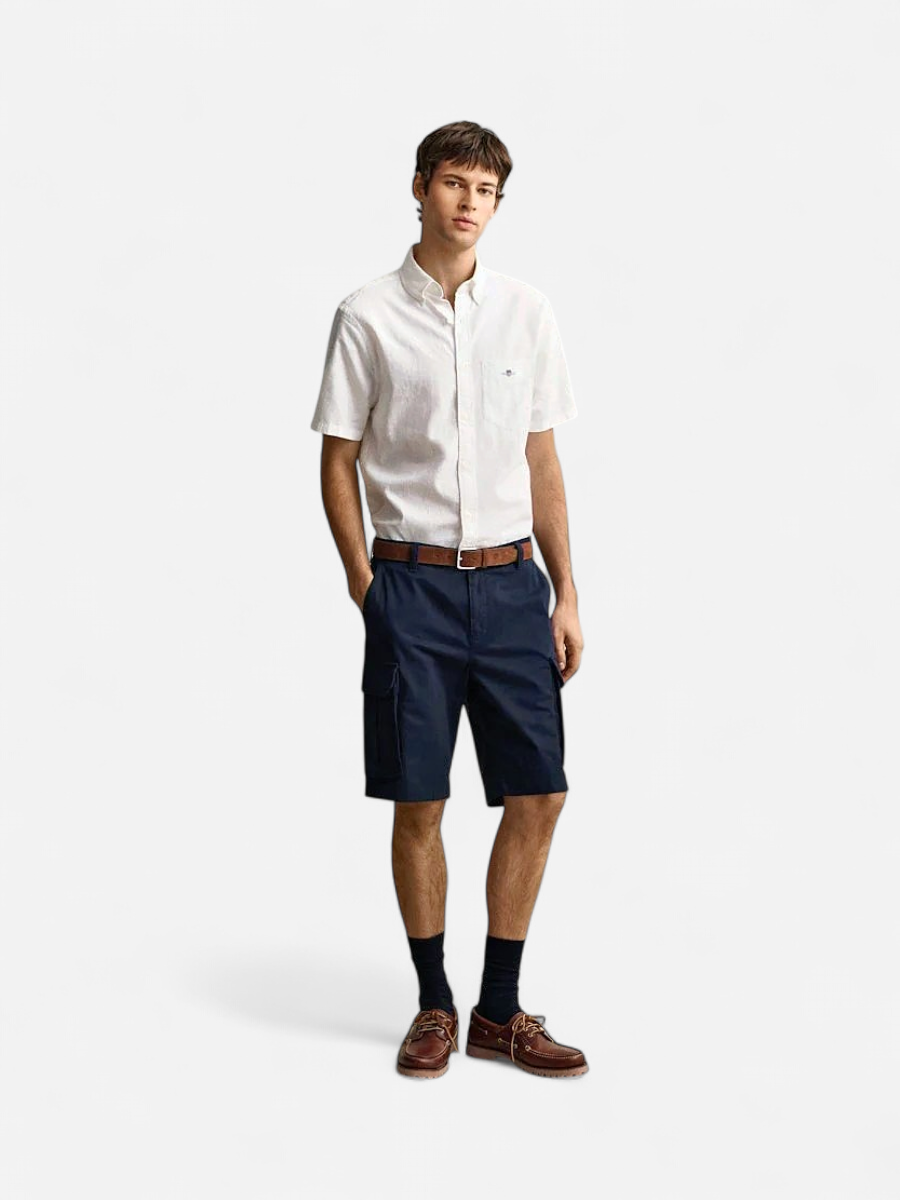 Gant miesten cargo-shortsit Regular Classic Cargo, tummansininen - Kekäle.fi