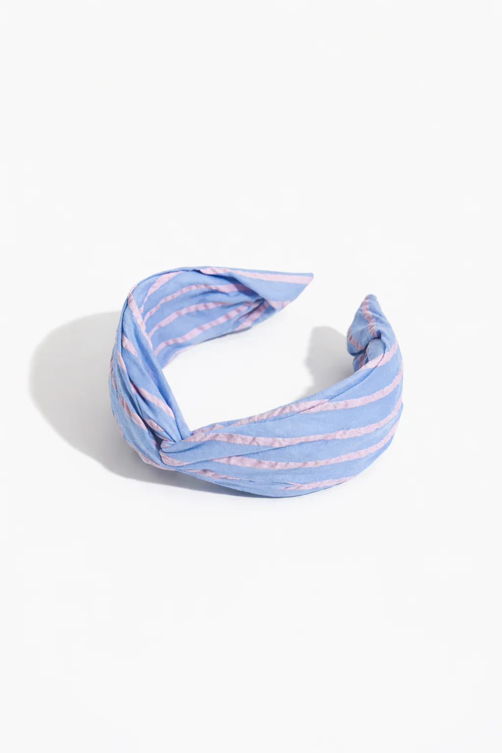 Gauhar hiuspanta Leveä Panta, raidallinen sininen