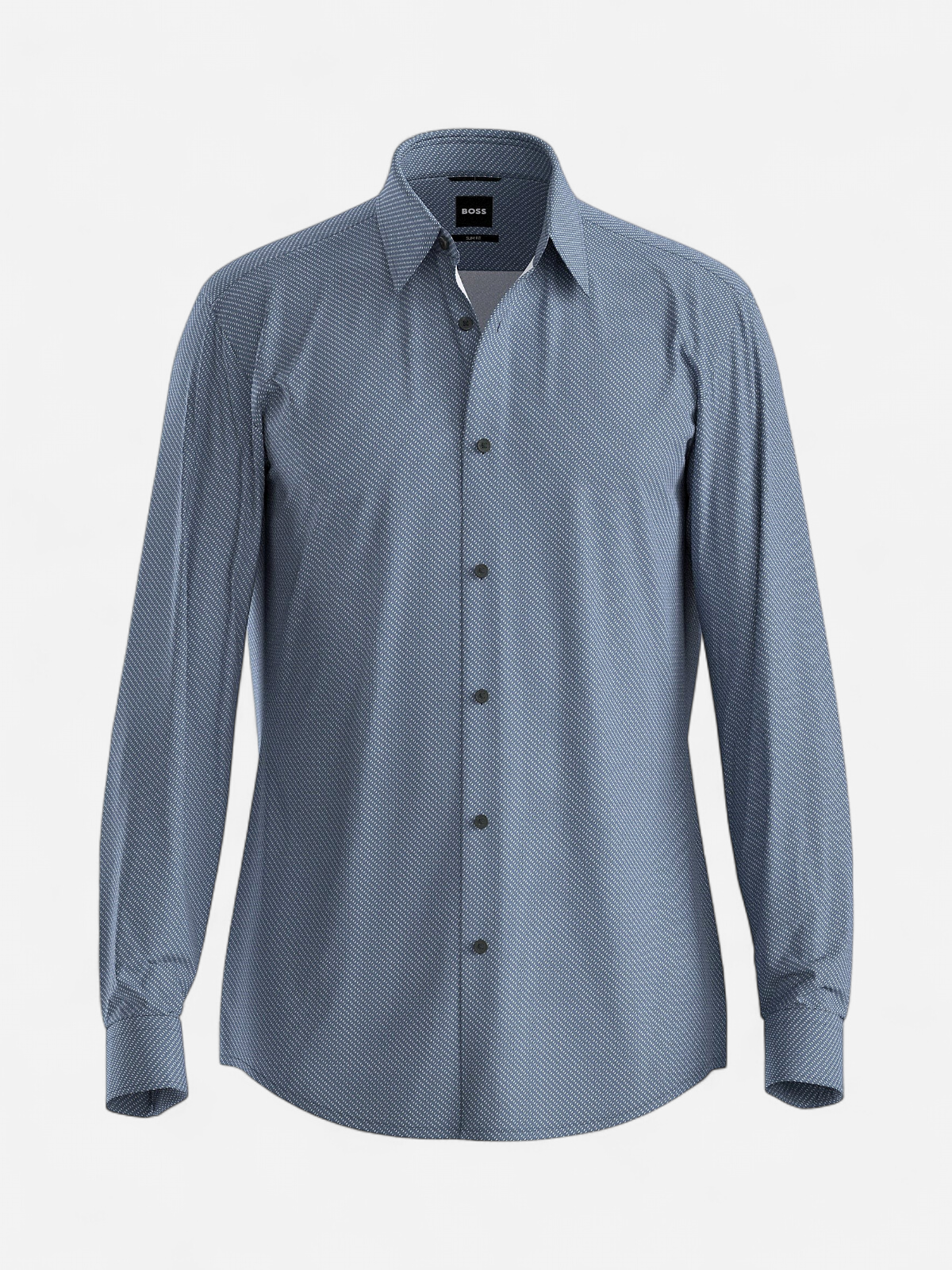 Hugo Boss miesten kauluspaita P-Liam-K-F-261, sininen kuosi - Kekäle.fi