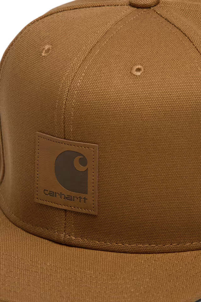 Carhartt lippis Logo Cap, konjakinruskea
