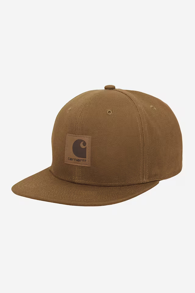 Carhartt lippis Logo Cap, konjakinruskea