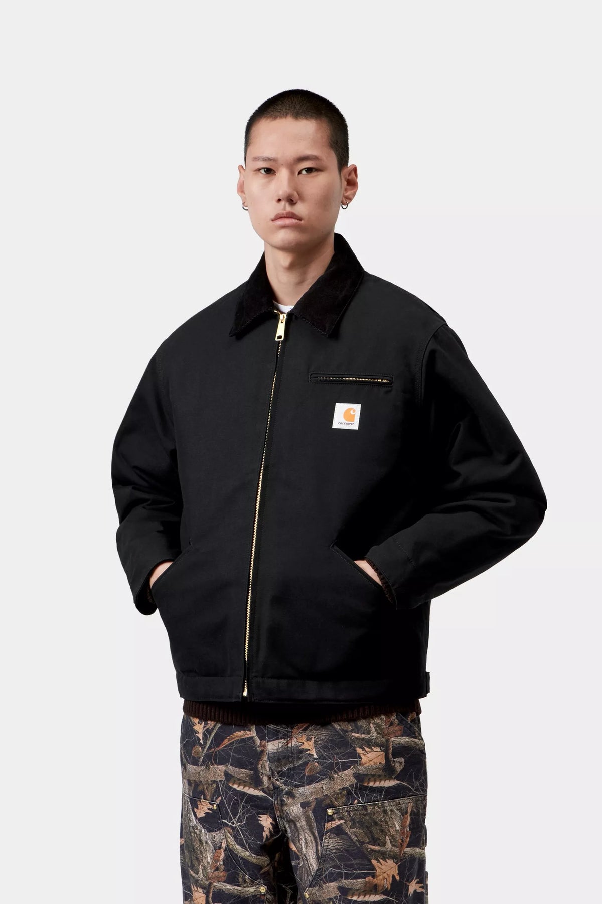 Carhartt miesten takki OG Detroit Jacket (Winter), musta