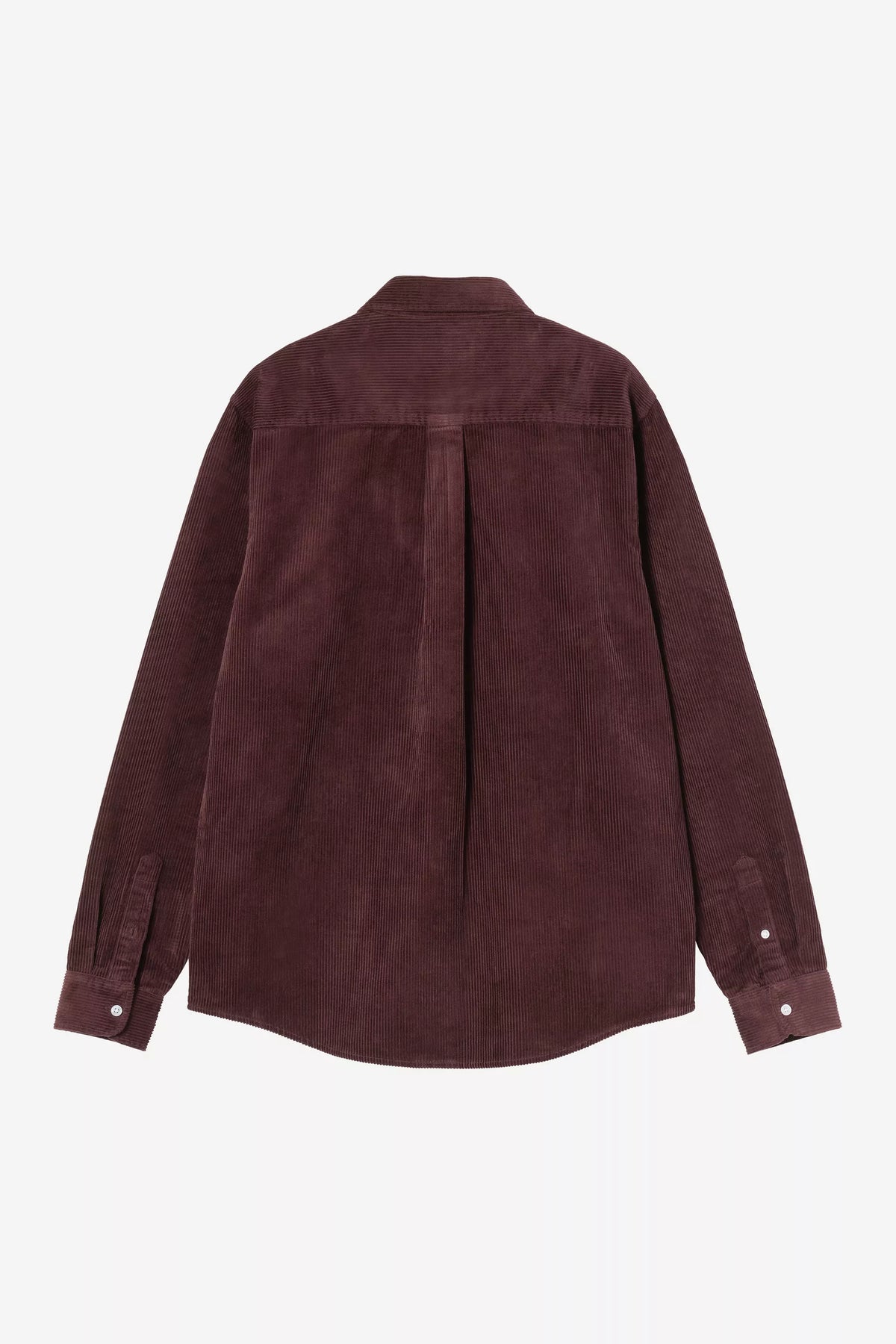 Carhartt miesten kauluspaita L/S Madison Cord Shirt, Amarone
