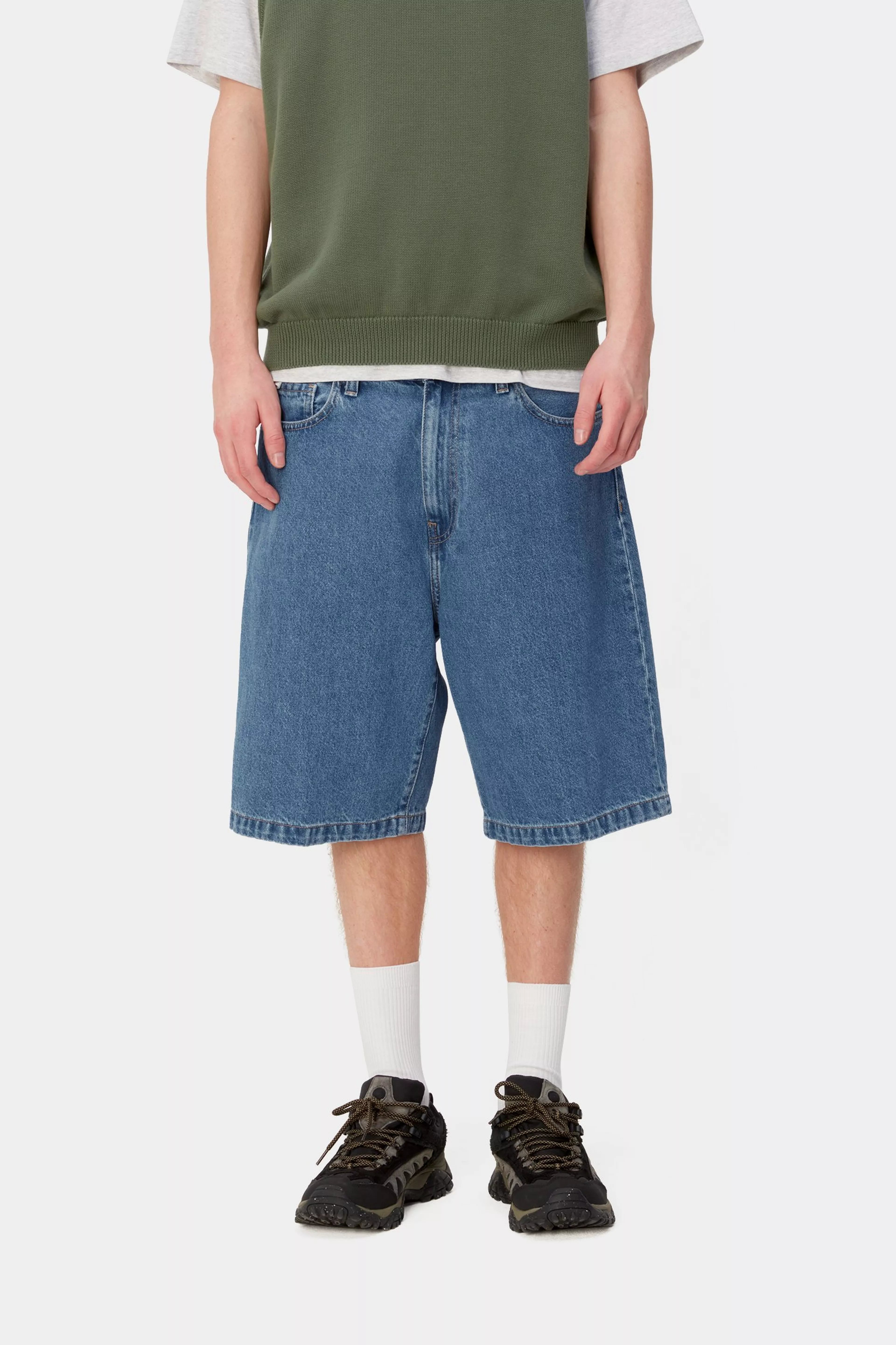 Carhartt miesten farkkushortsit Landon Shorts, Sininen, Indigo