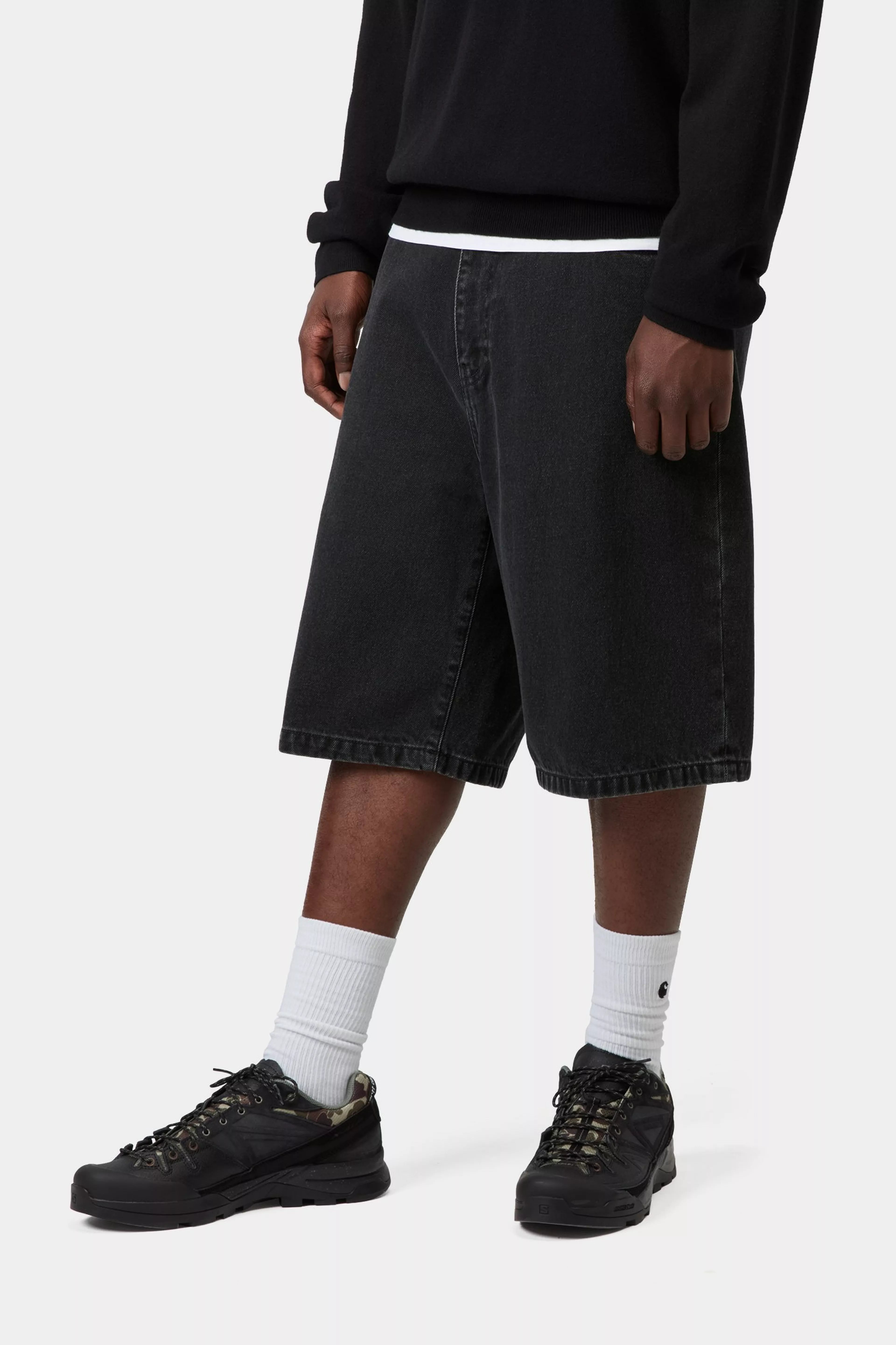 Carhartt miesten farkkushortsit Landon, musta