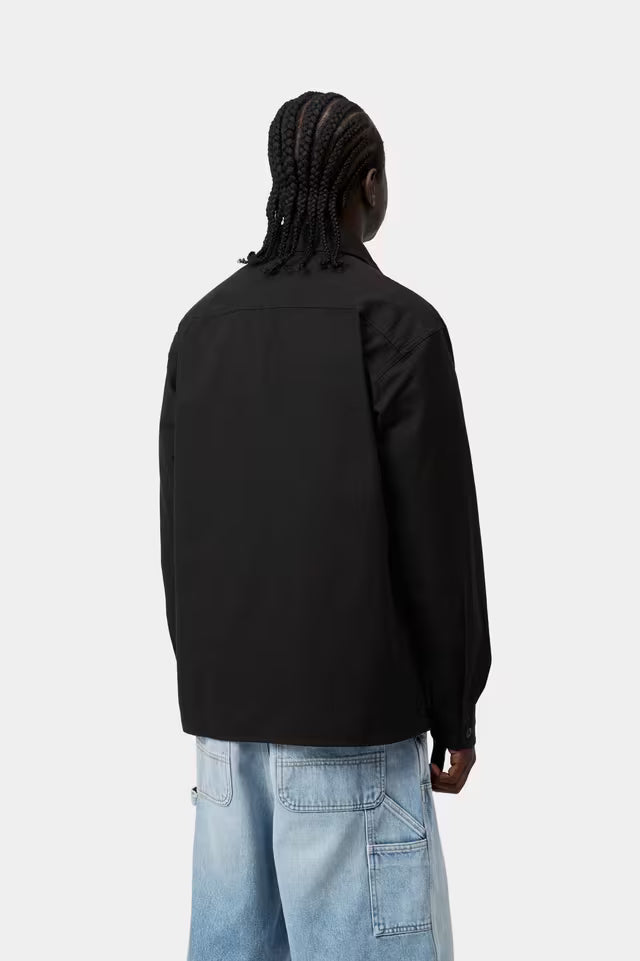 Carhartt miesten takki Reno Cotton Drill Overshirt Jacket, musta