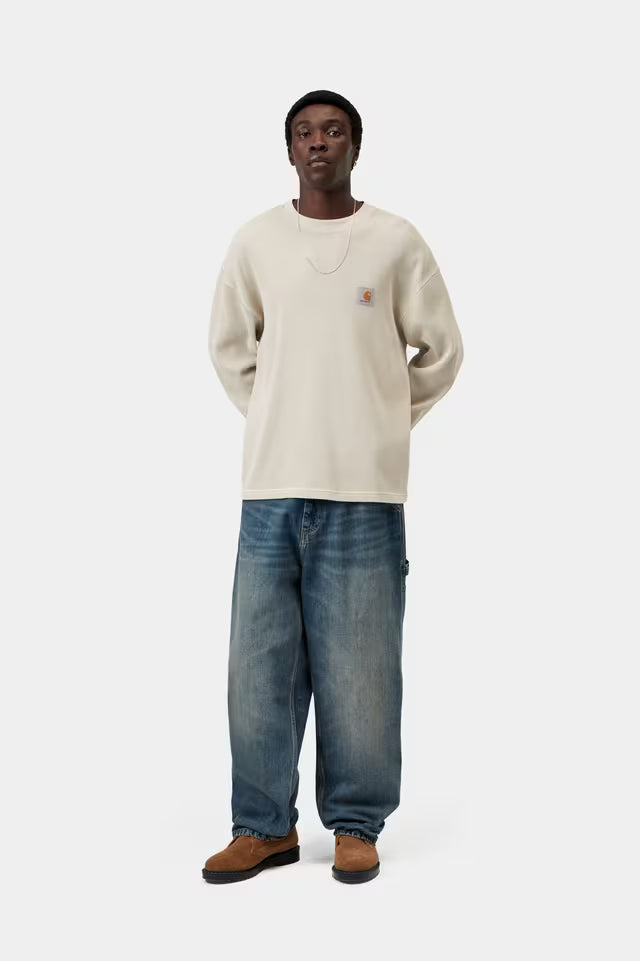 Carhartt miesten paita Vista Waffle T-Shirt, luonnonvalkoinen