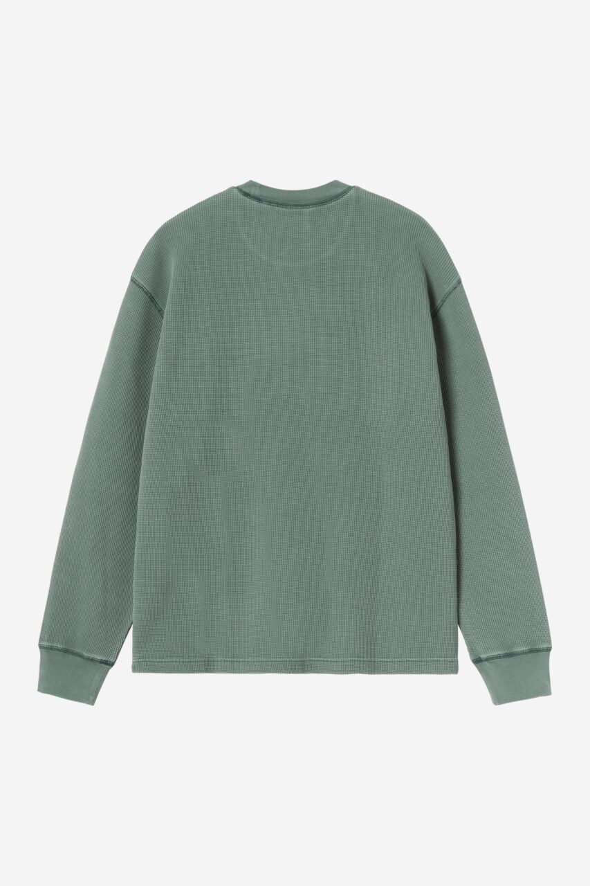 Carhartt miesten pitkähihainen paita Vista Waffle, vihreä
