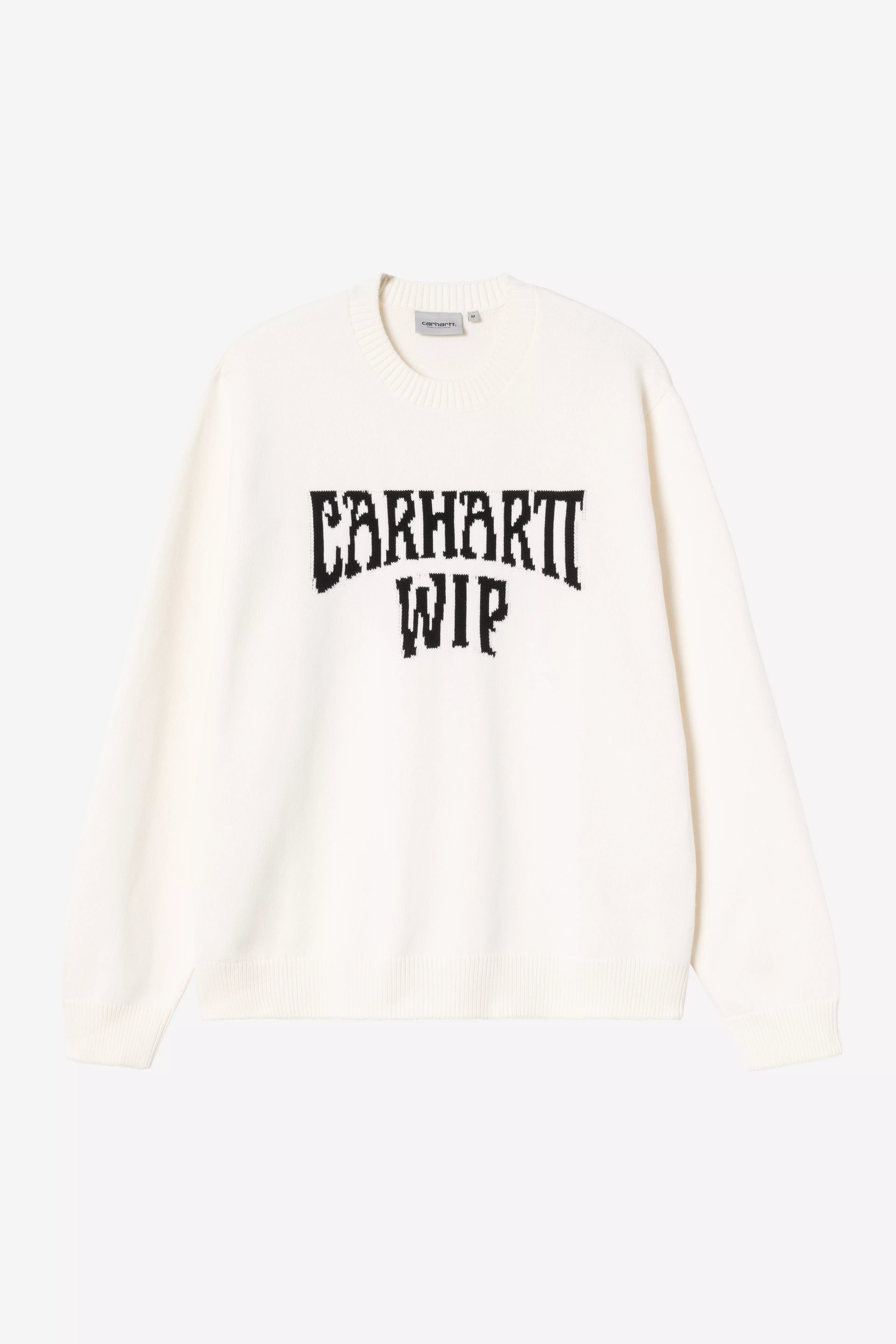 Carhartt miesten neulepusero Deck Sweater, luonnonvalkoinen