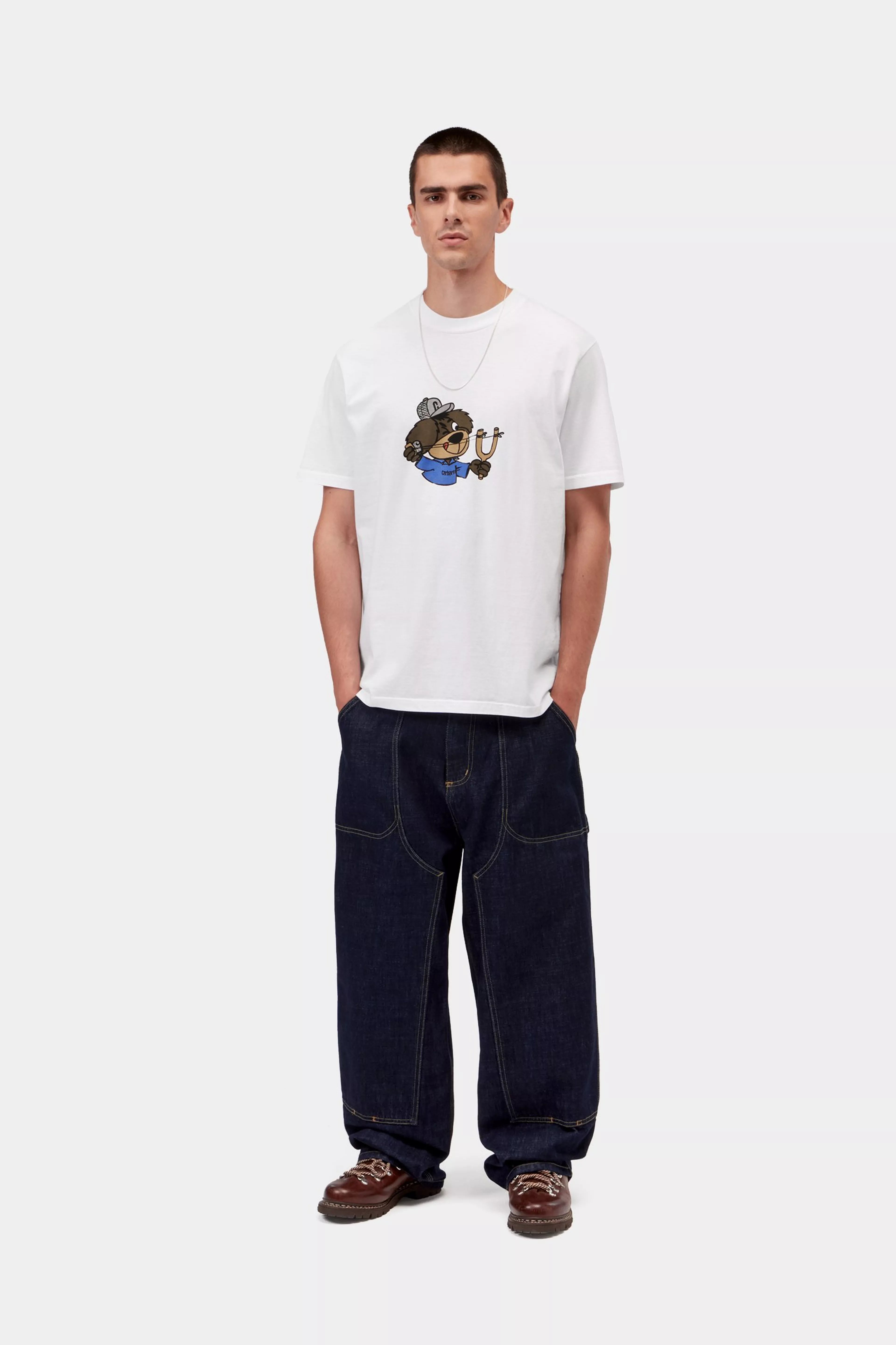 Carhartt miesten T-paita Slingshot, valkoinen