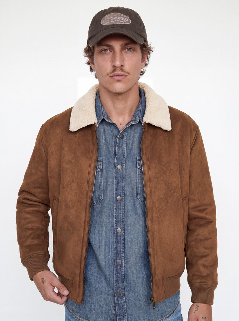 Jack & Jones miesten takki Bomber jacket, Hot Fudge
