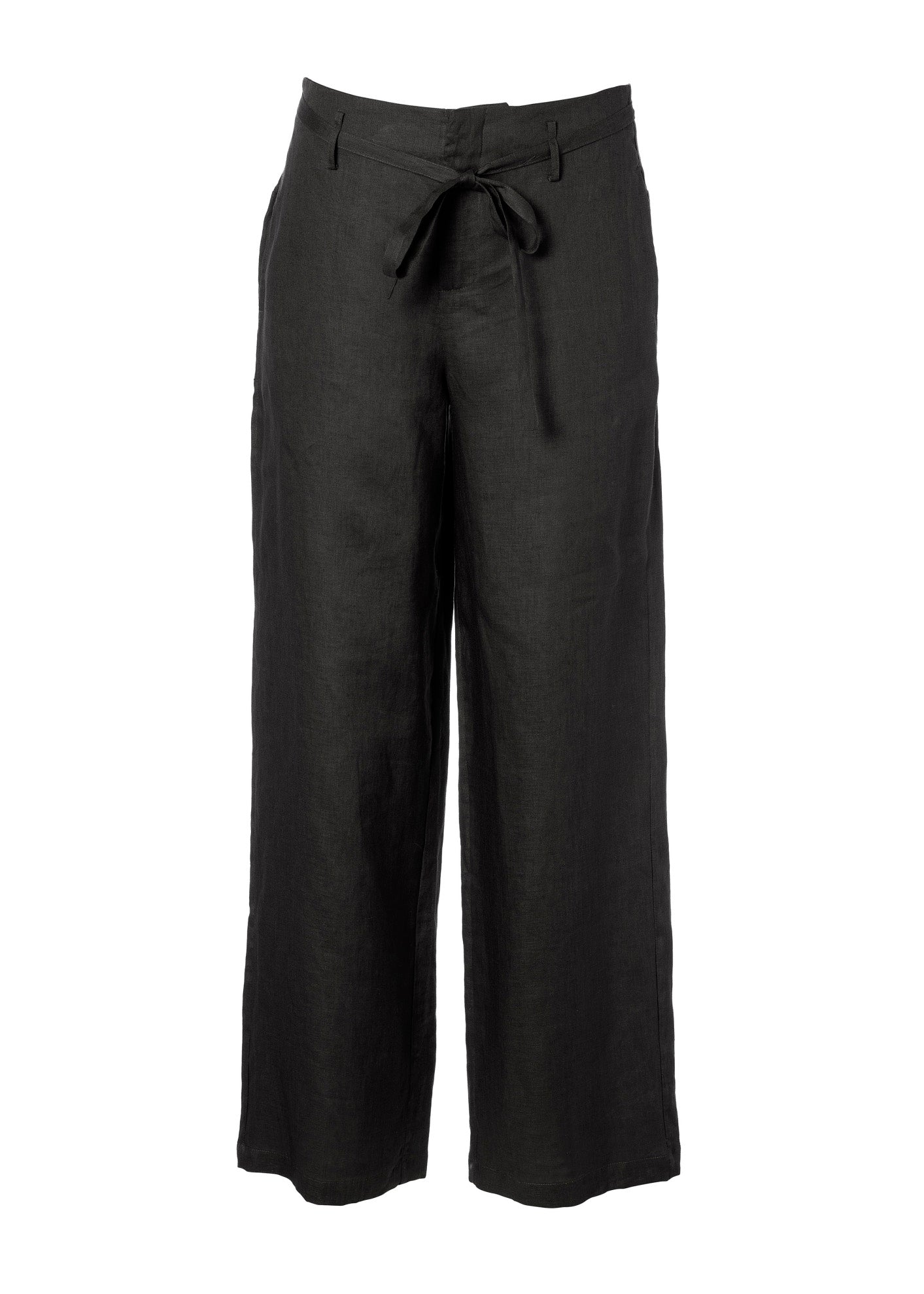 JcSophie naisten pellavahousut Loire Trousers, musta