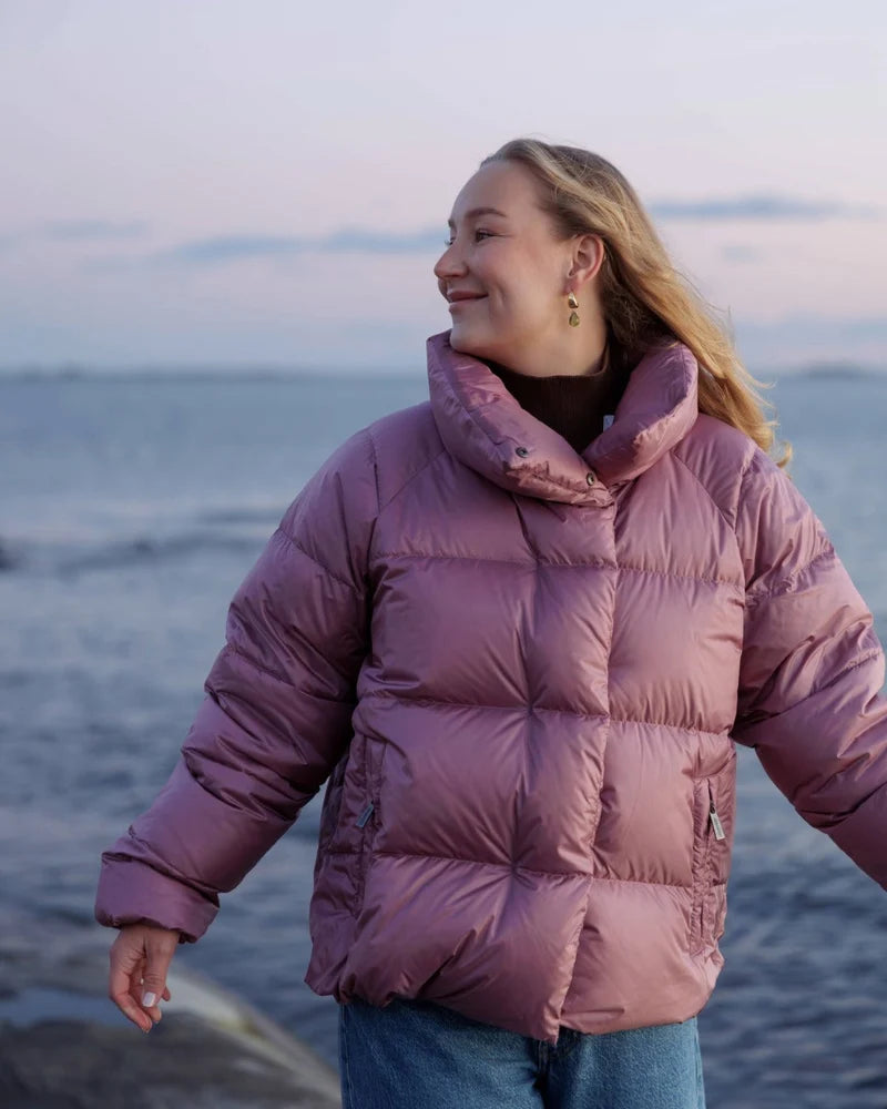 Joutsen naisten untuvatakki Hulda, violetti