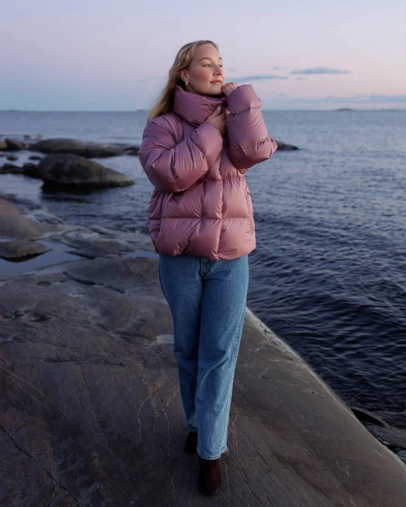 Joutsen naisten untuvatakki Hulda, violetti