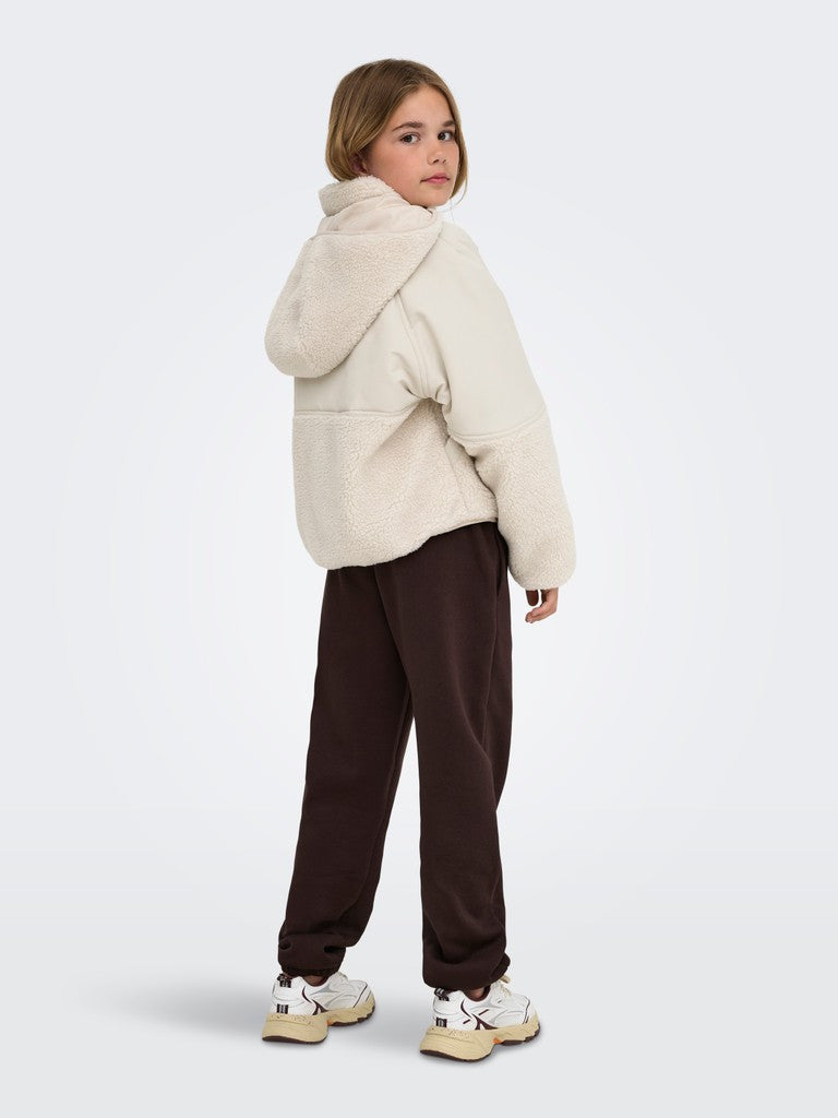 Kids Only lasten teddytakki Nomi Teddy Mix Jacket, luonnonvalkoinen