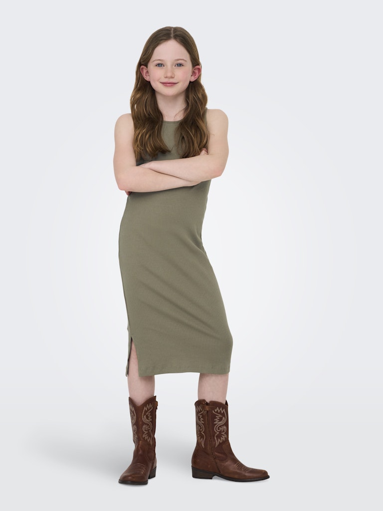 Kids Only mekko KOGBelfast Life SL Midi Dress JRS Noos, vihreä