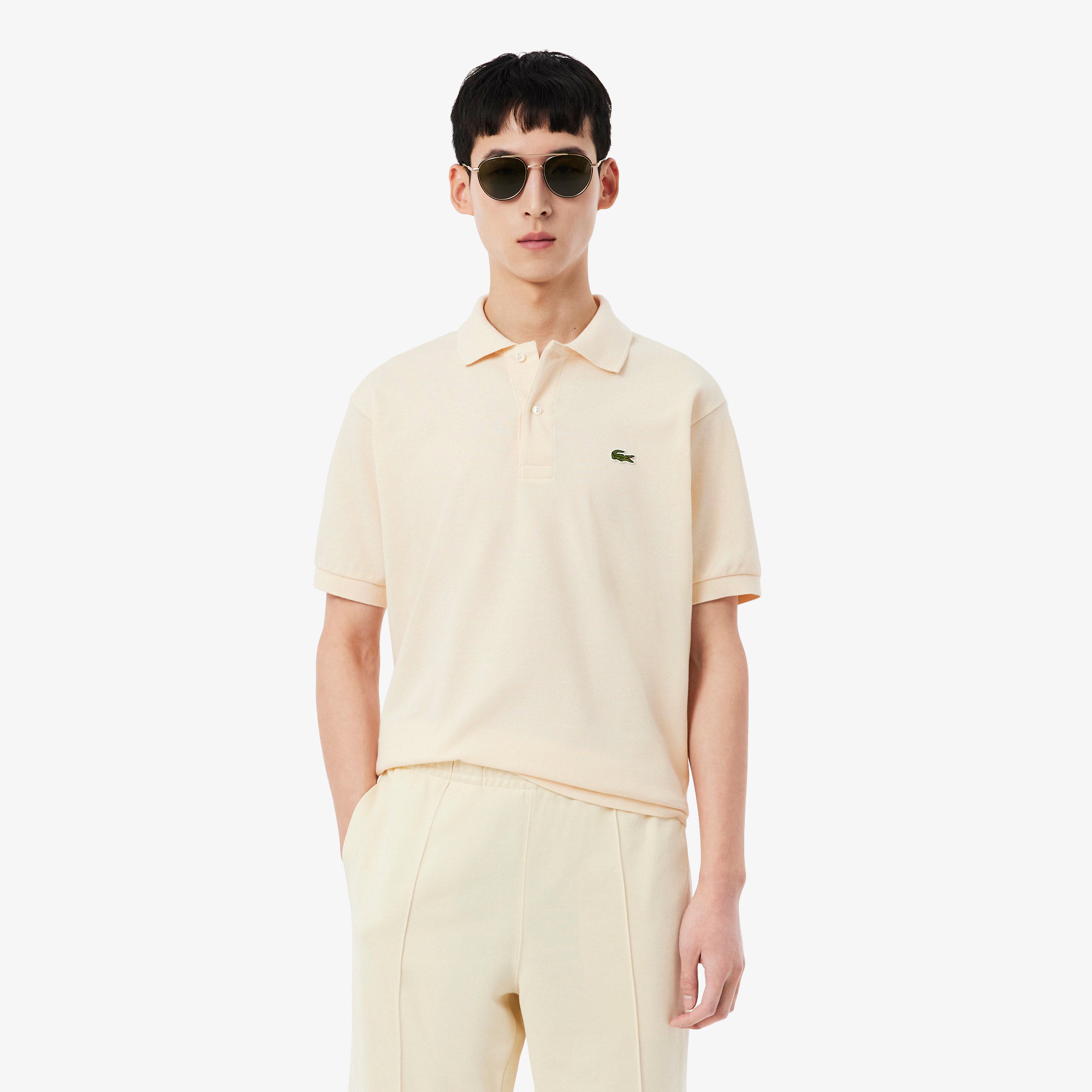 Lacoste miesten pikeepaita Original L1212 Polo, beige