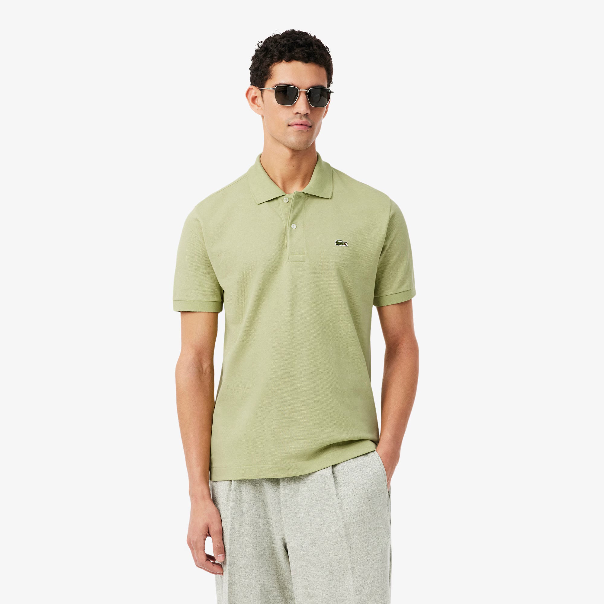 Lacoste miesten pikeepaita Original L1212 Polo, omenanvihreä