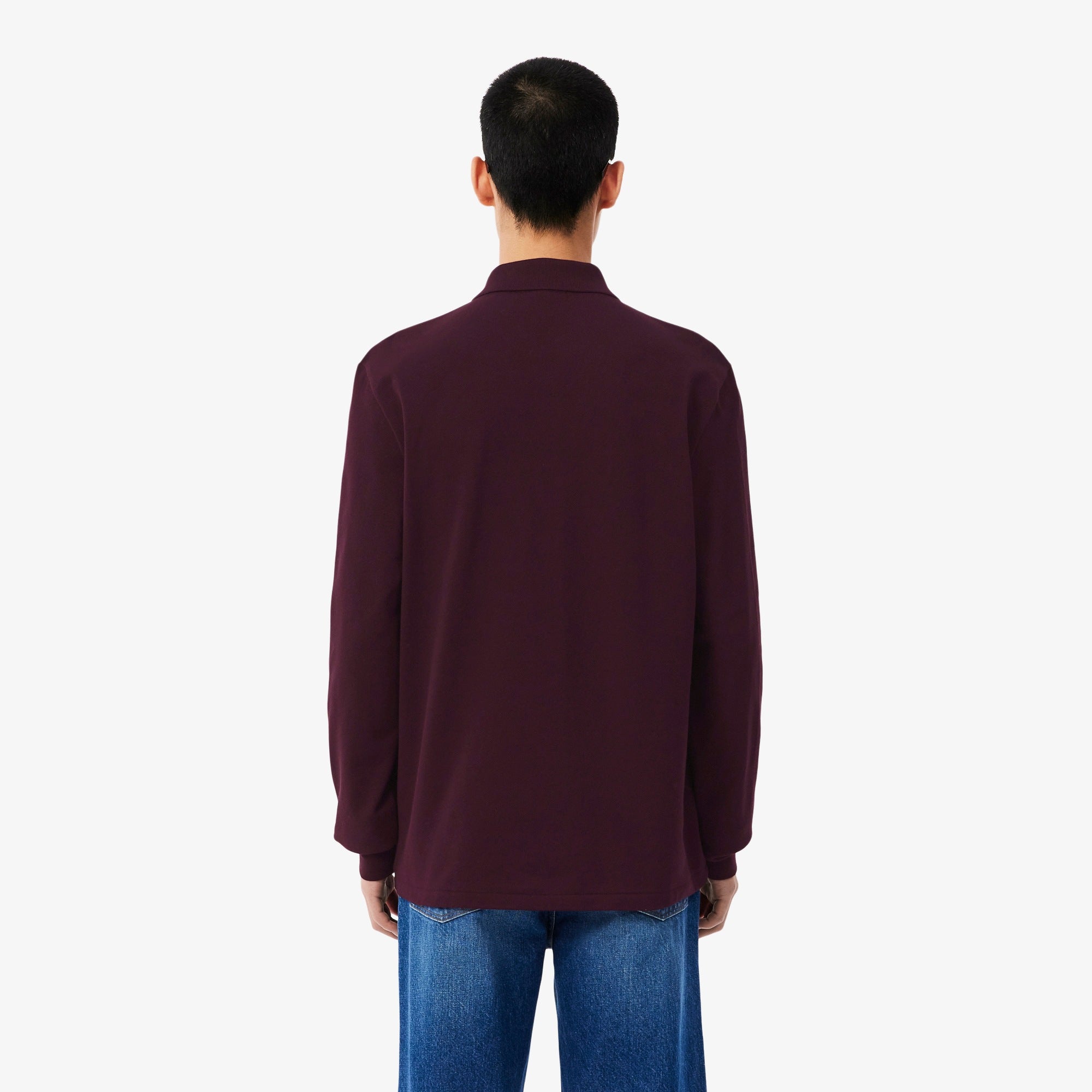 Lacoste miesten pikeepaita L.12.12, viininpunainen