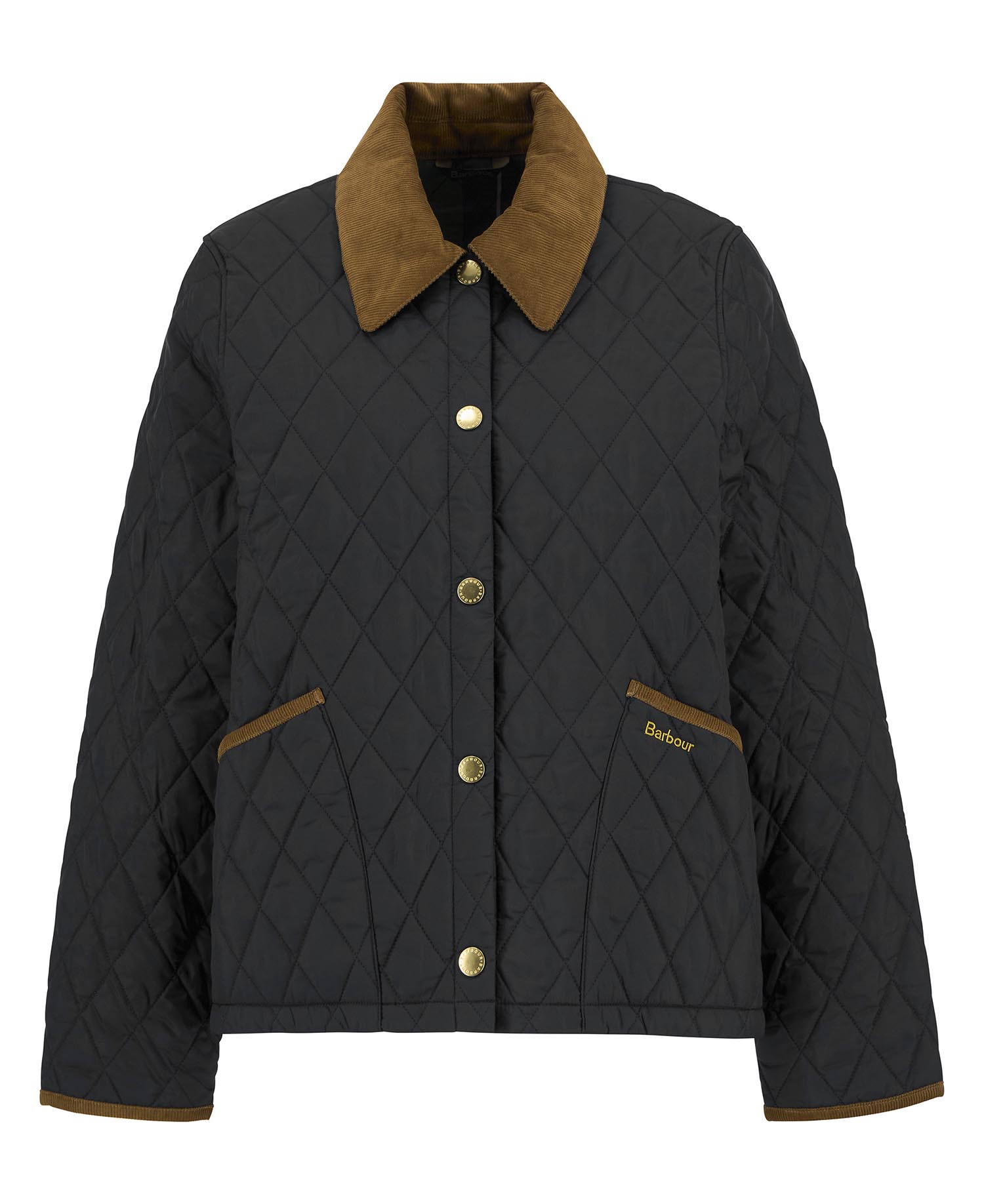 Barbour Naisten Takki Icons Cropped Liddesdale Quilted Jacket Musta