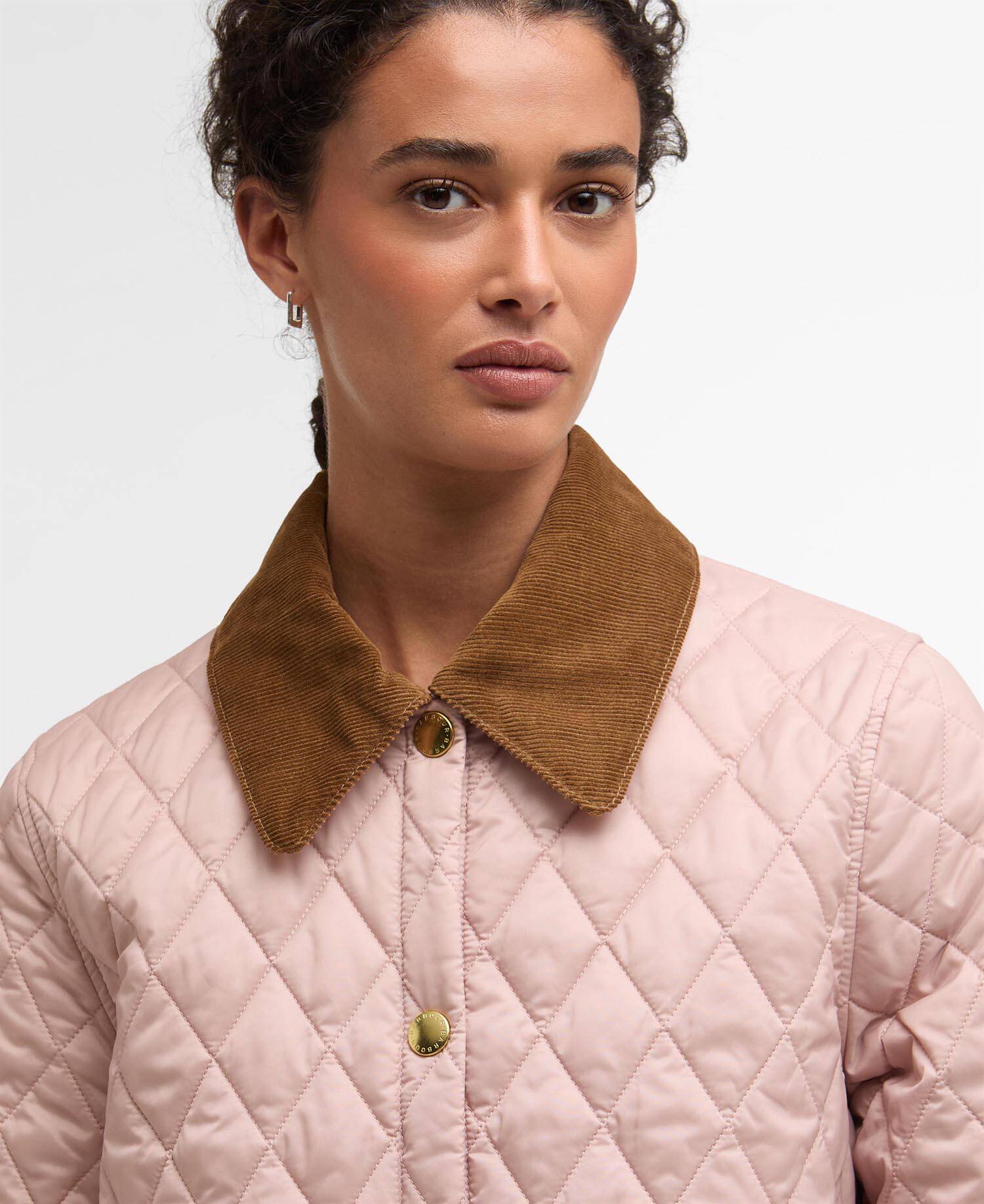 Barbour Naisten Tikkitakki Icons Cropped Liddesdale Jacket Vaaleanpunainen